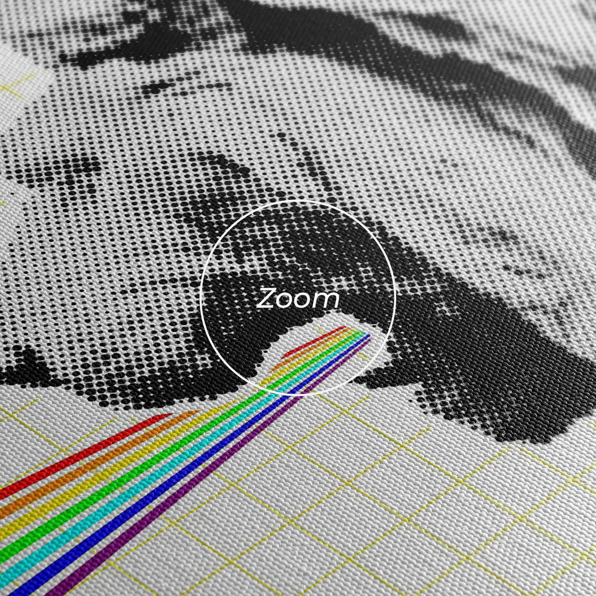 Картина на платно Lion Collage mockup 3