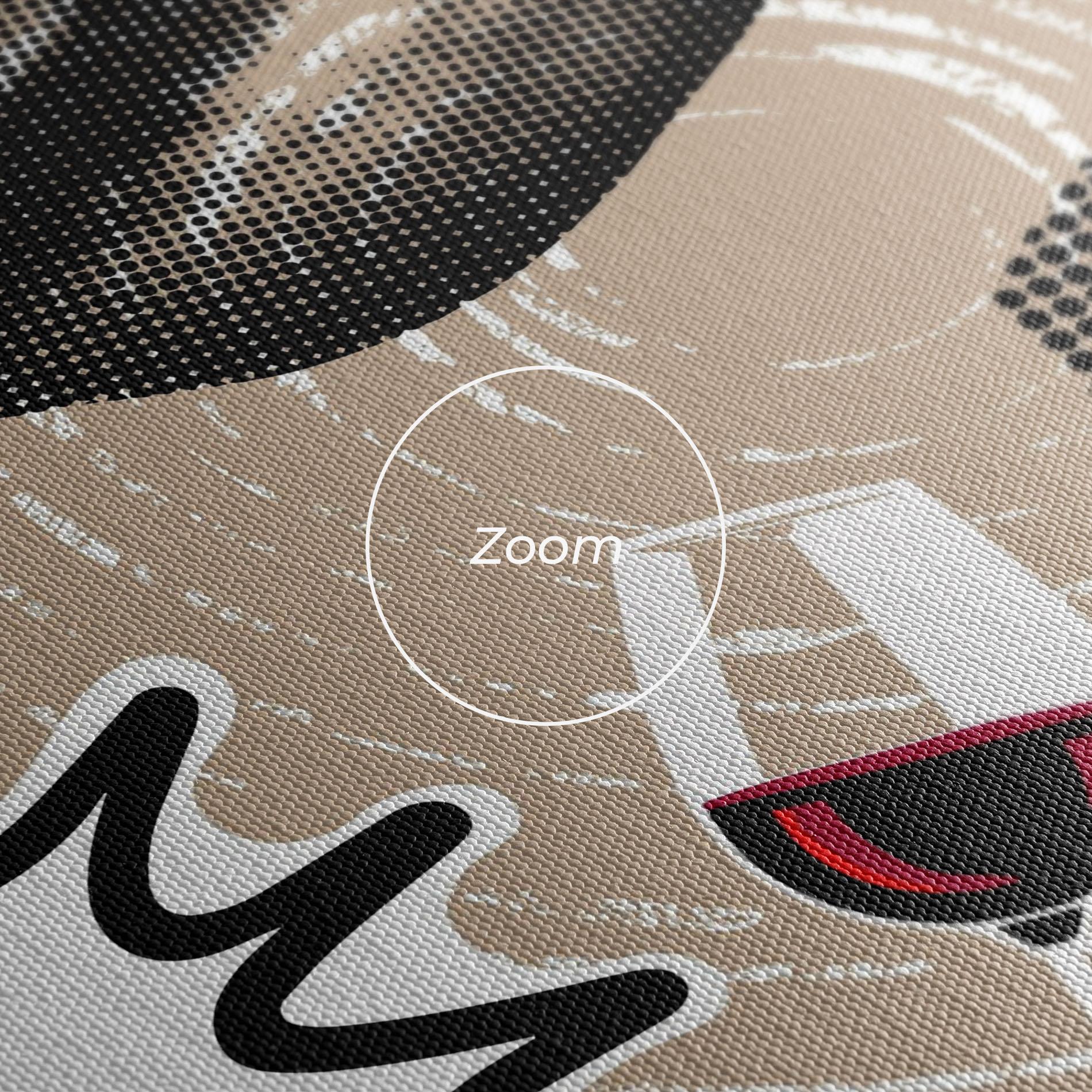 Картина на платно Lips Mouth Collage mockup 3