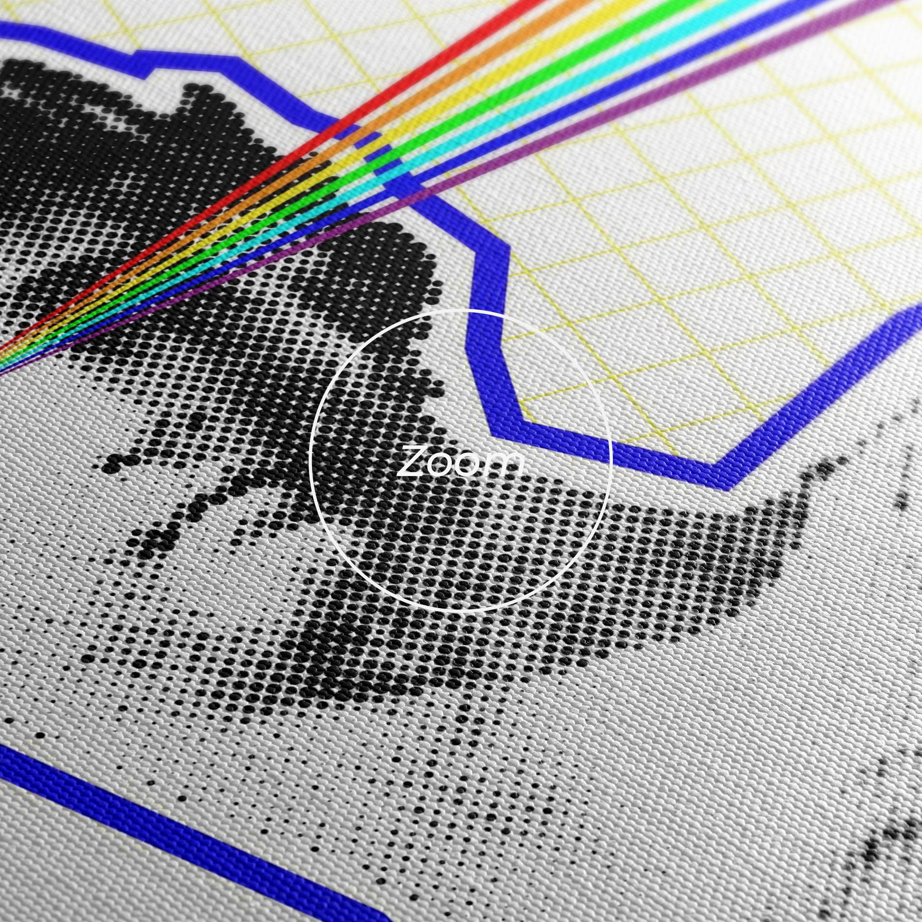 Картина на платно Rainbow Statue mockup 3