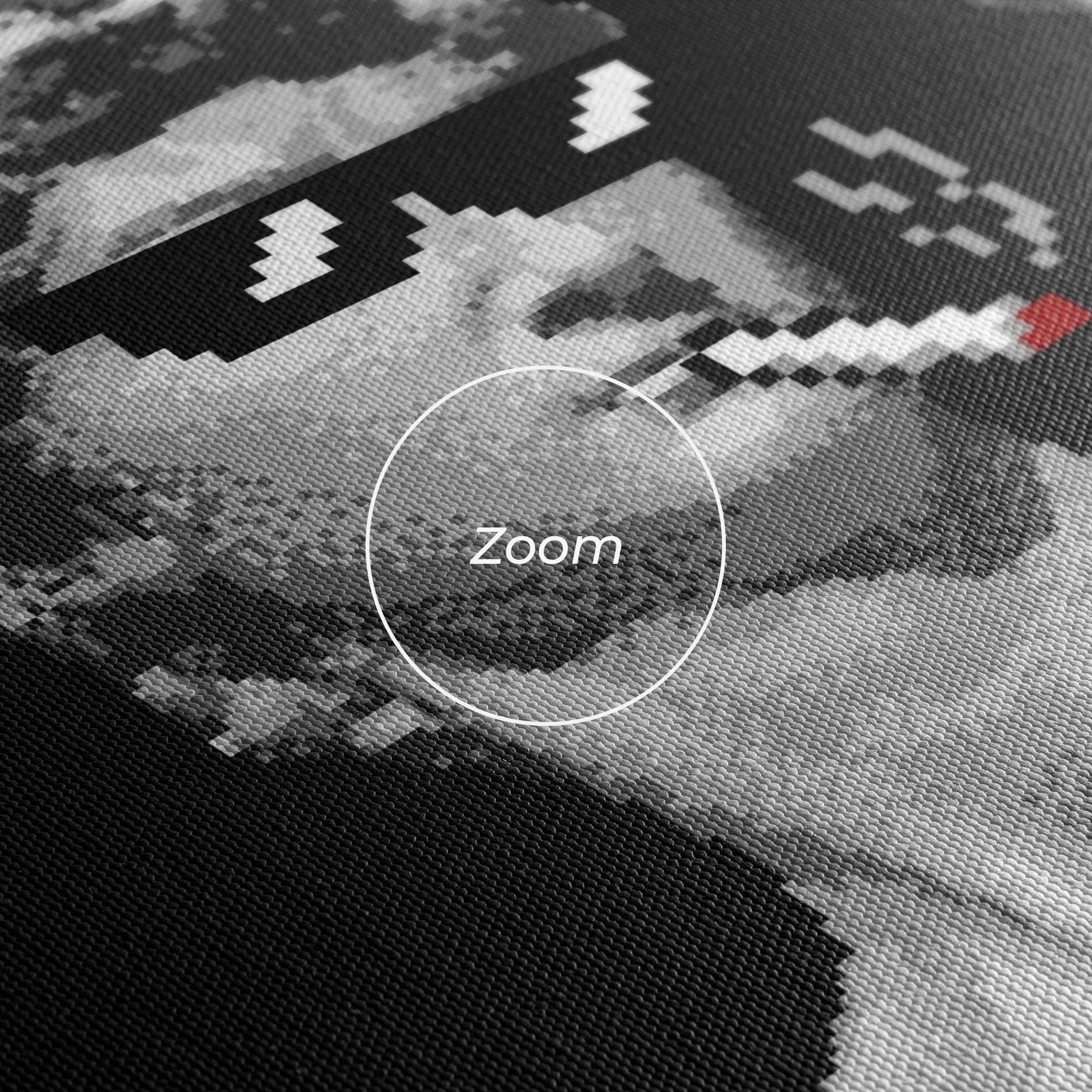 Картина на платно Statue Smoking mockup 3