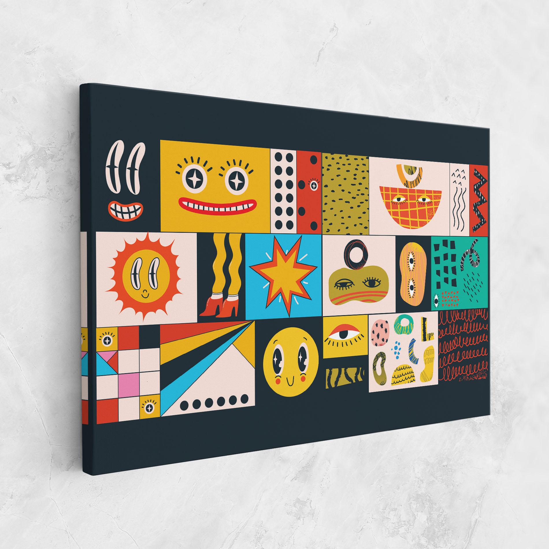 Картина на платно Cool Eye Shape mockup 1