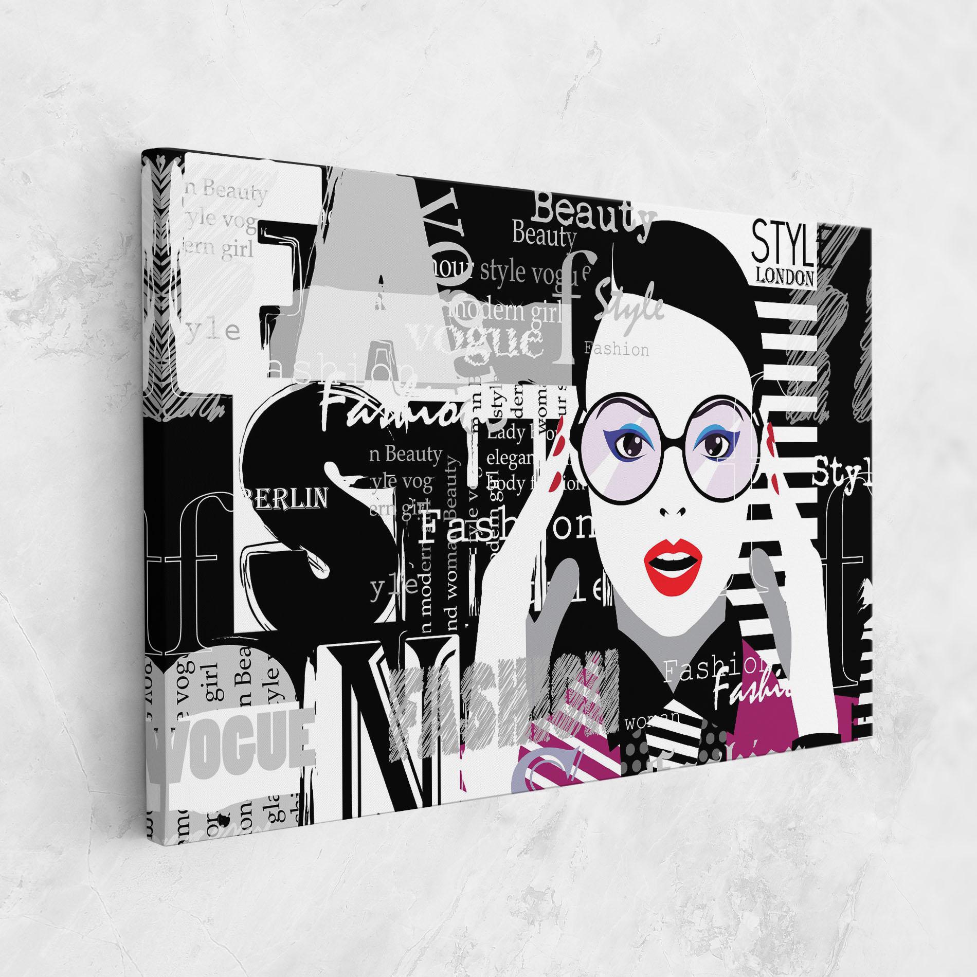 Картина на платно Fashion Collage mockup 1