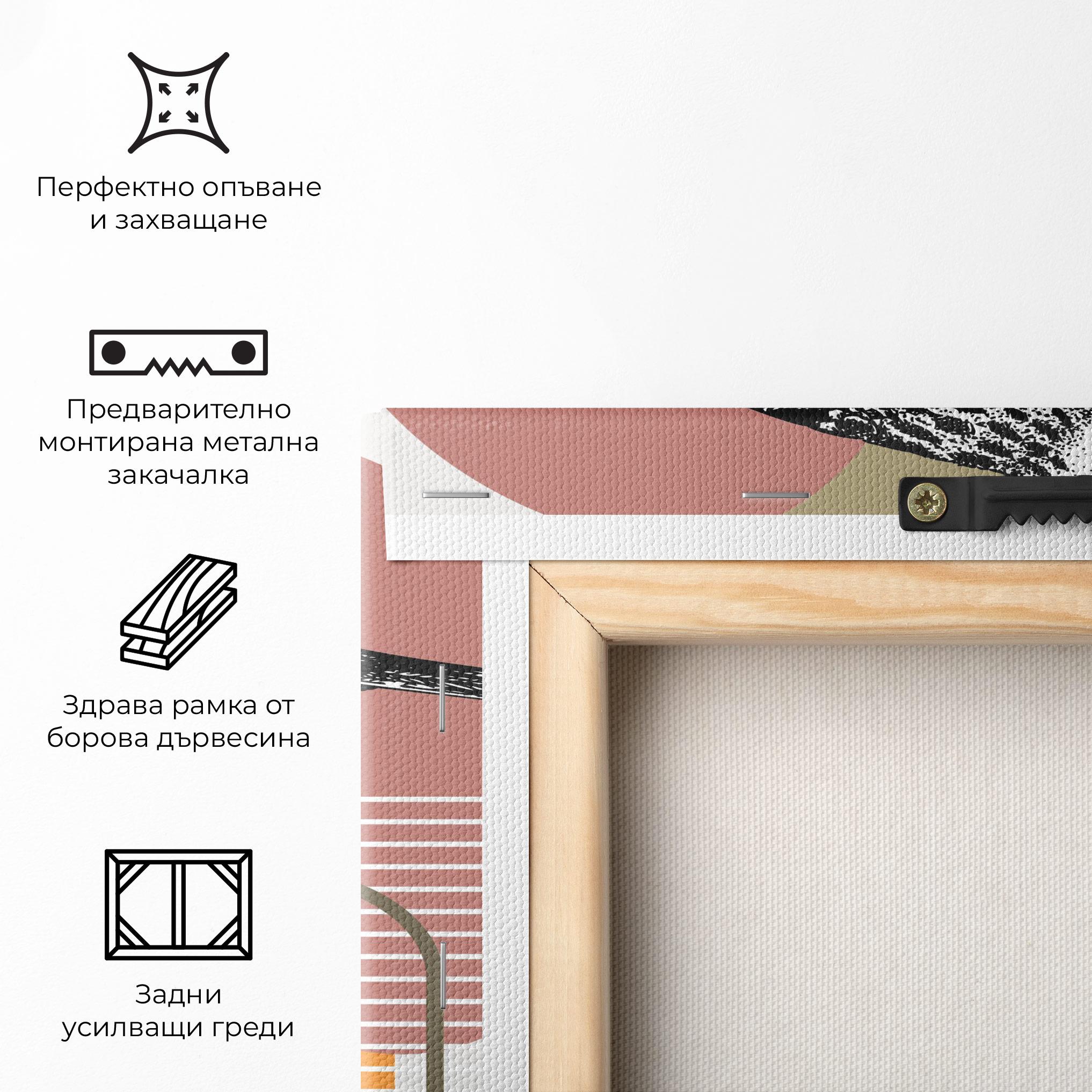 Картина на платно Bird Collage mockup 5