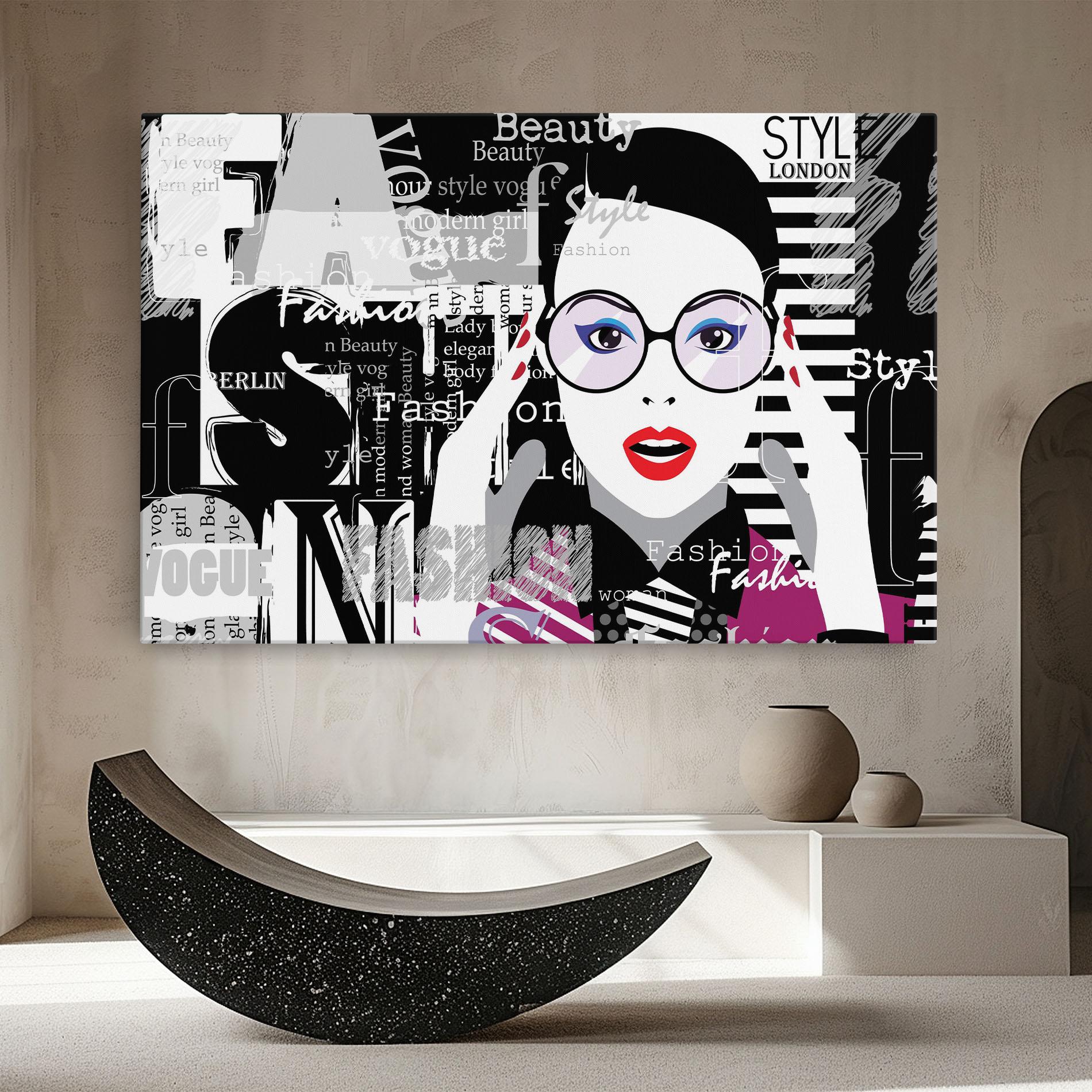 Картина на платно Fashion Collage mockup 8