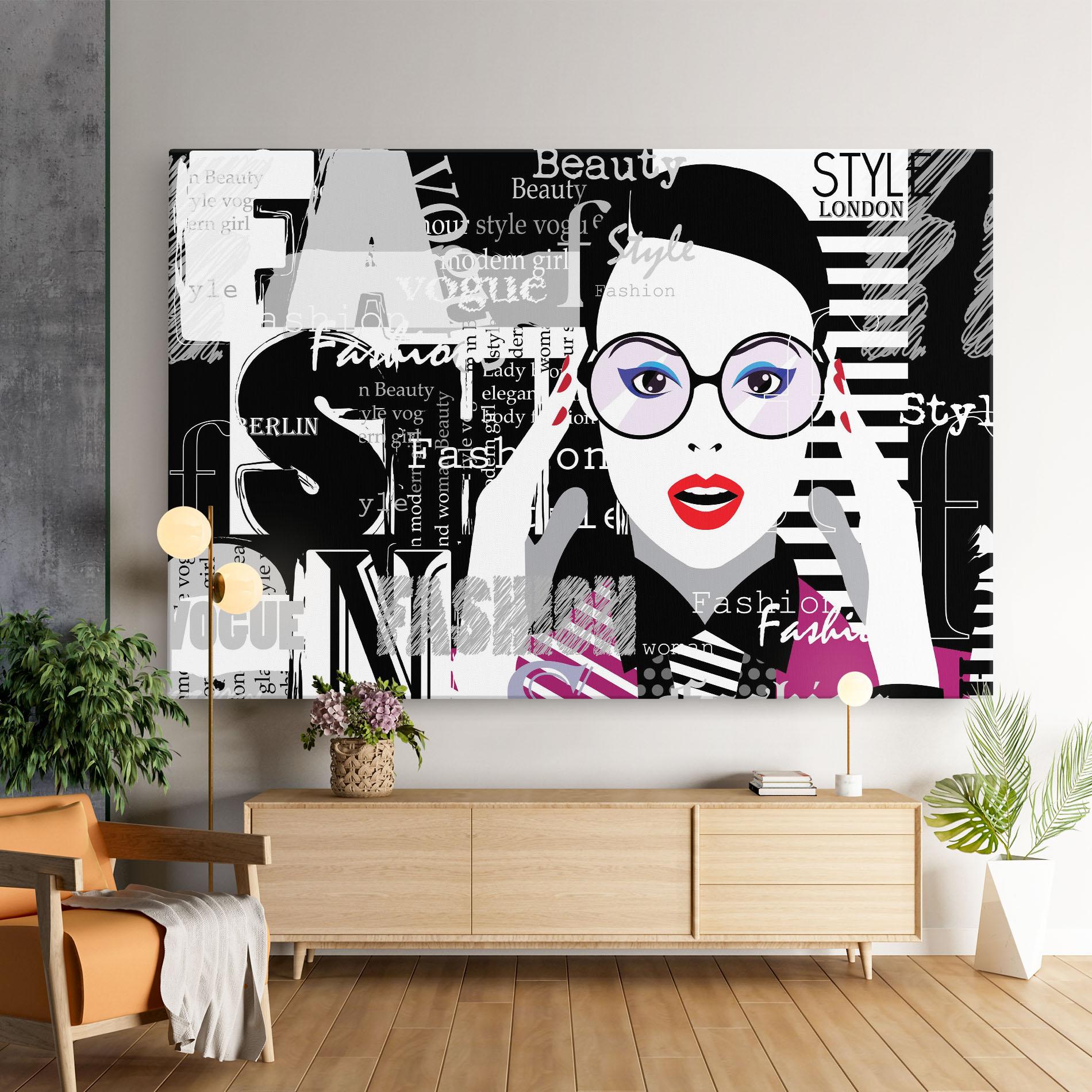 Картина на платно Fashion Collage mockup 9