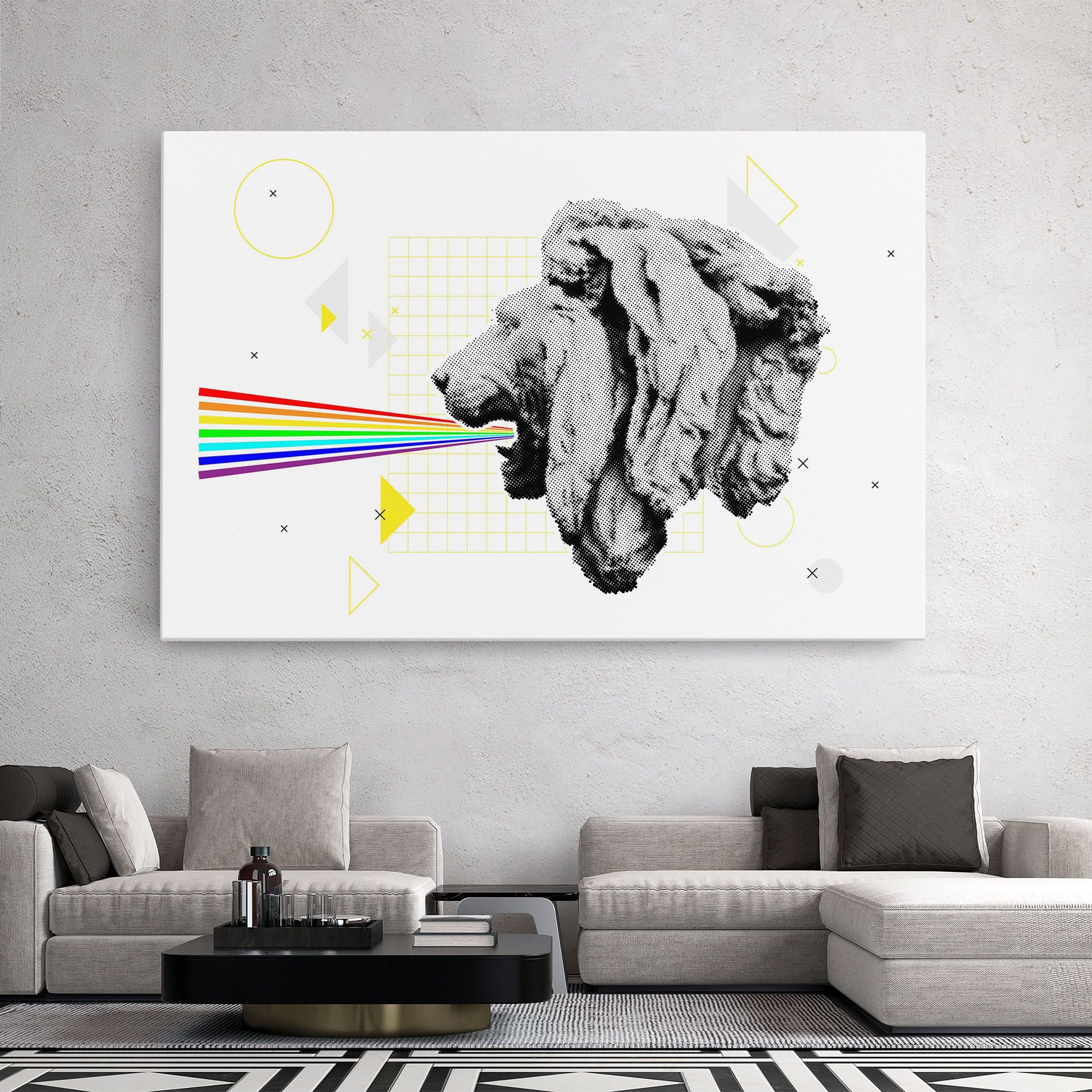 Lion Collage mockup 2