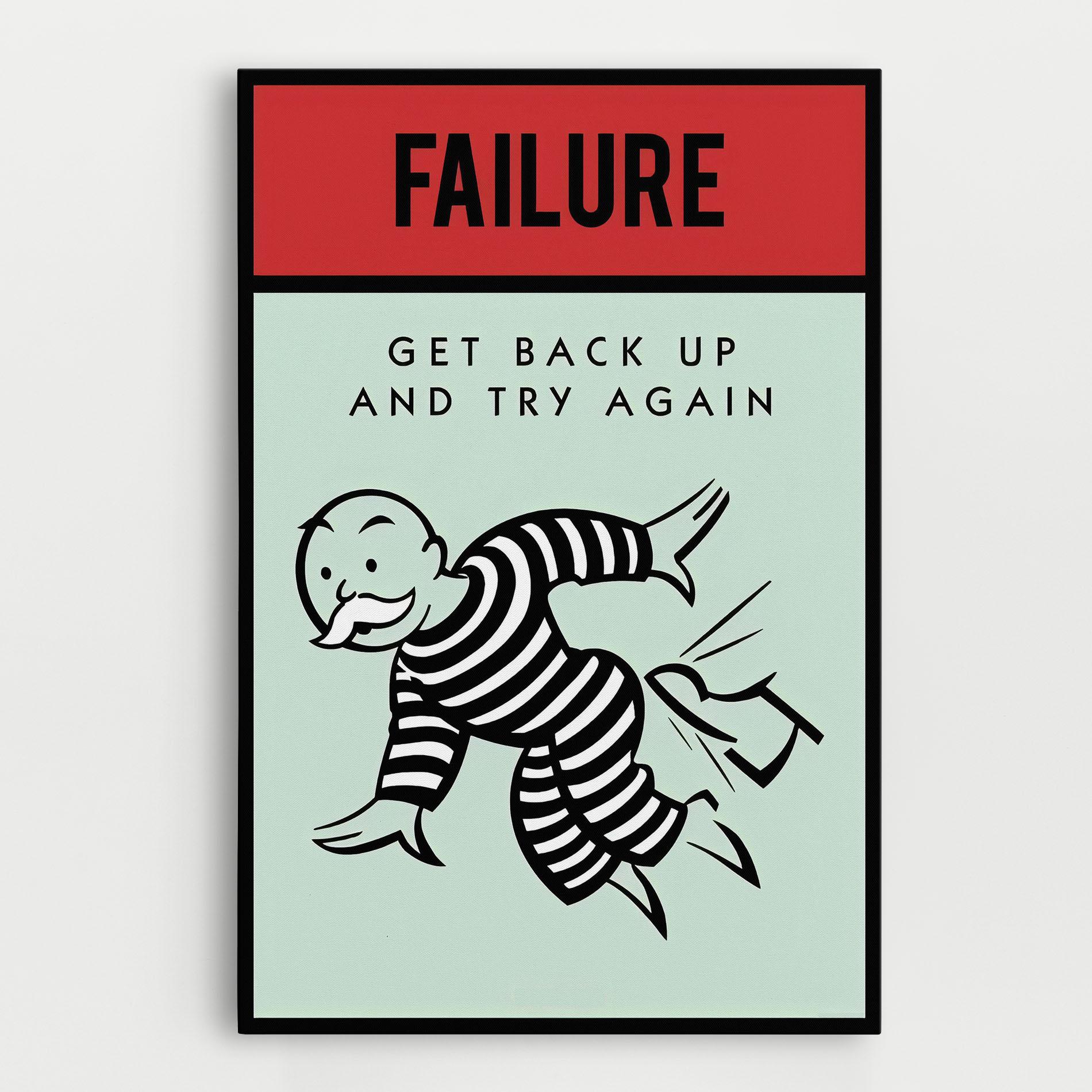 Картина на платно FAILURE mockup 0