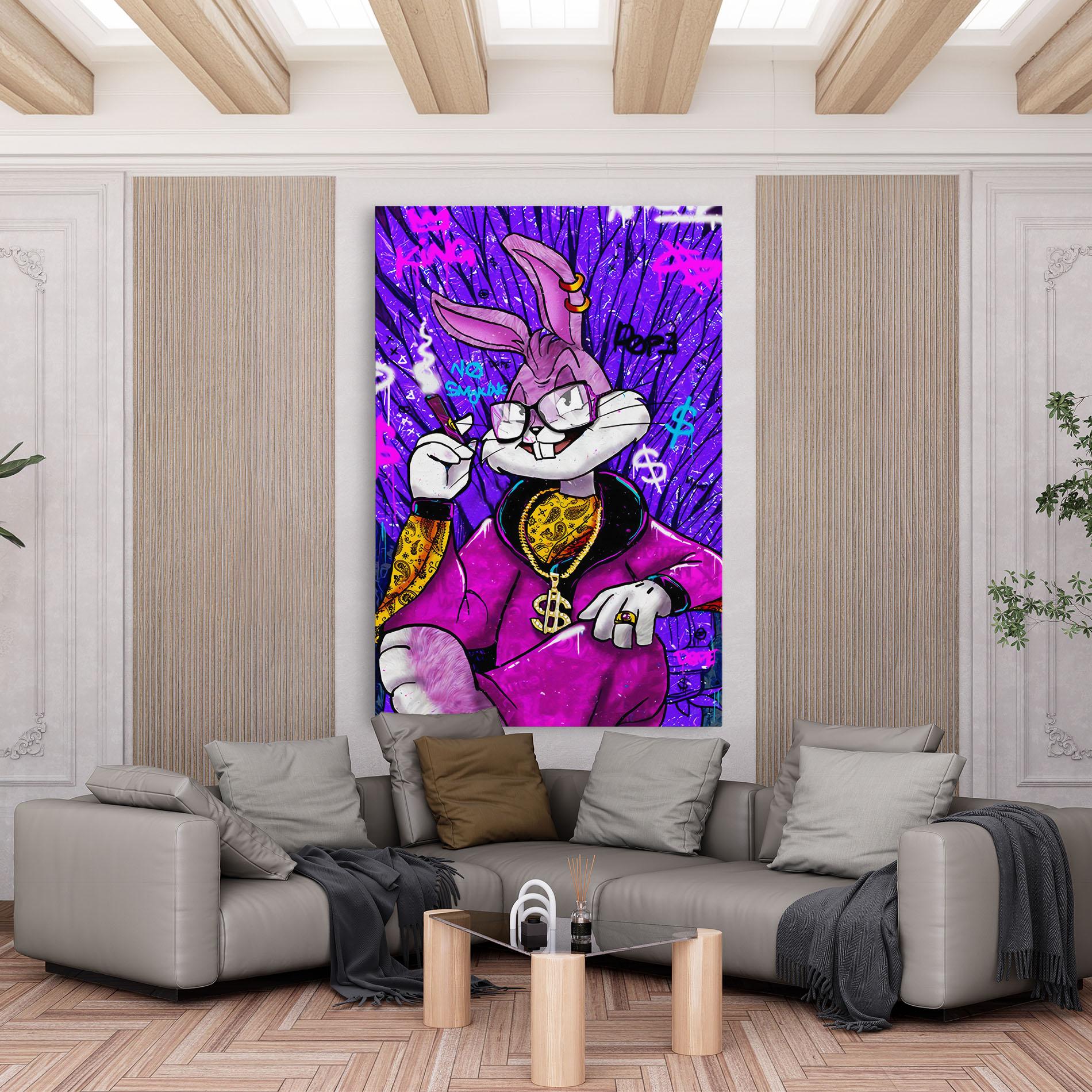 Картина на платно Boss Buny mockup 6