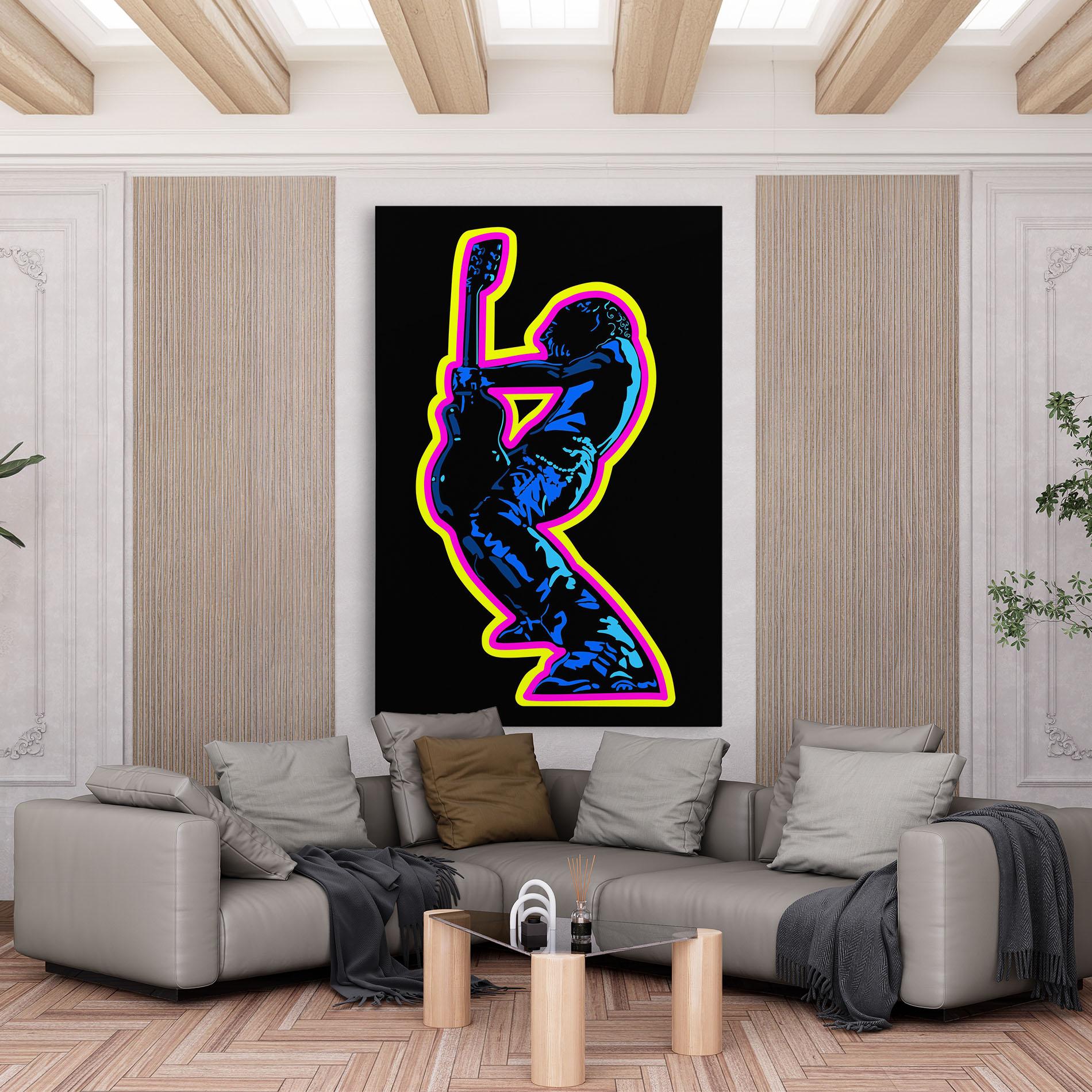 Картина на платно Guitarist Art mockup 6