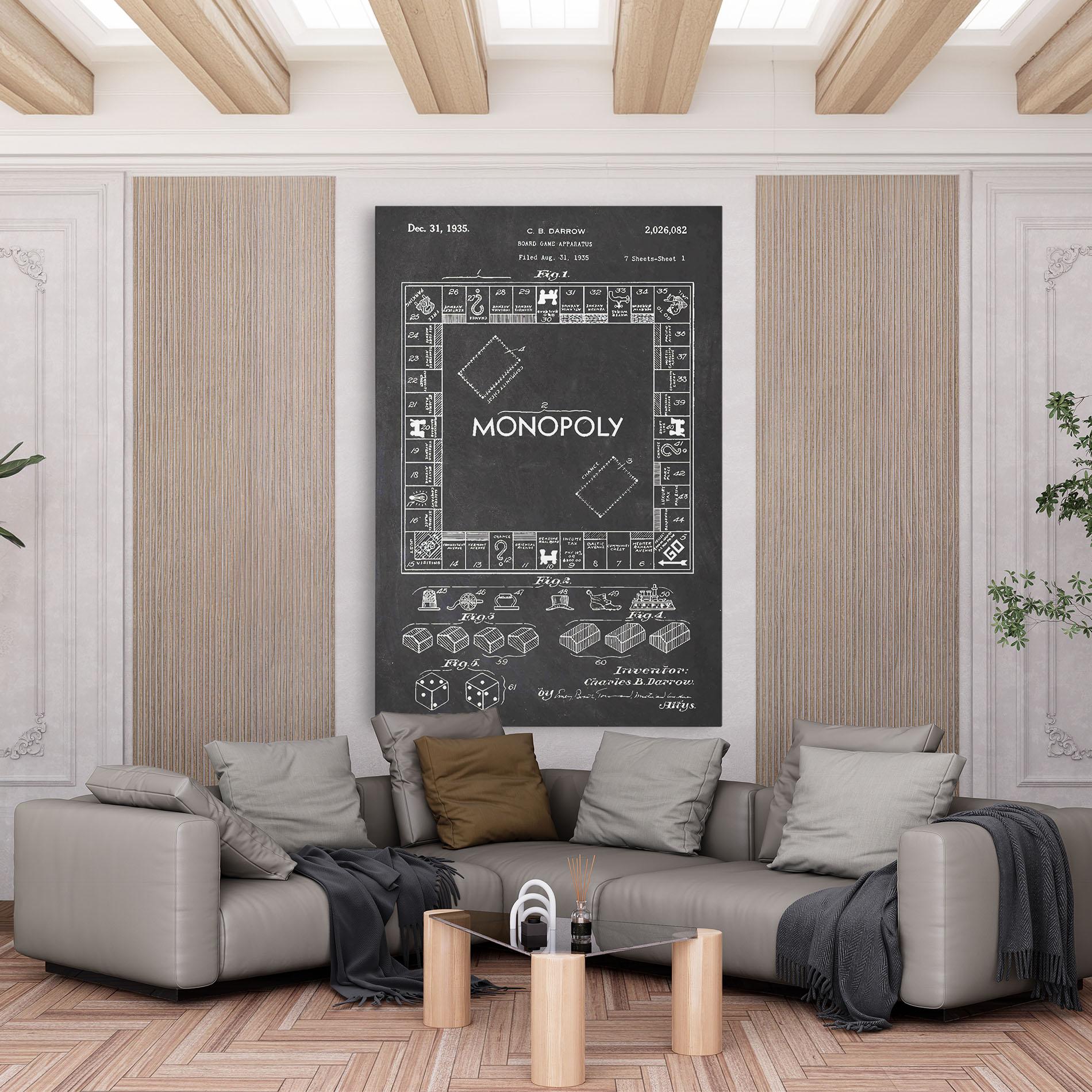 Картина на платно Monopoly Board mockup 6