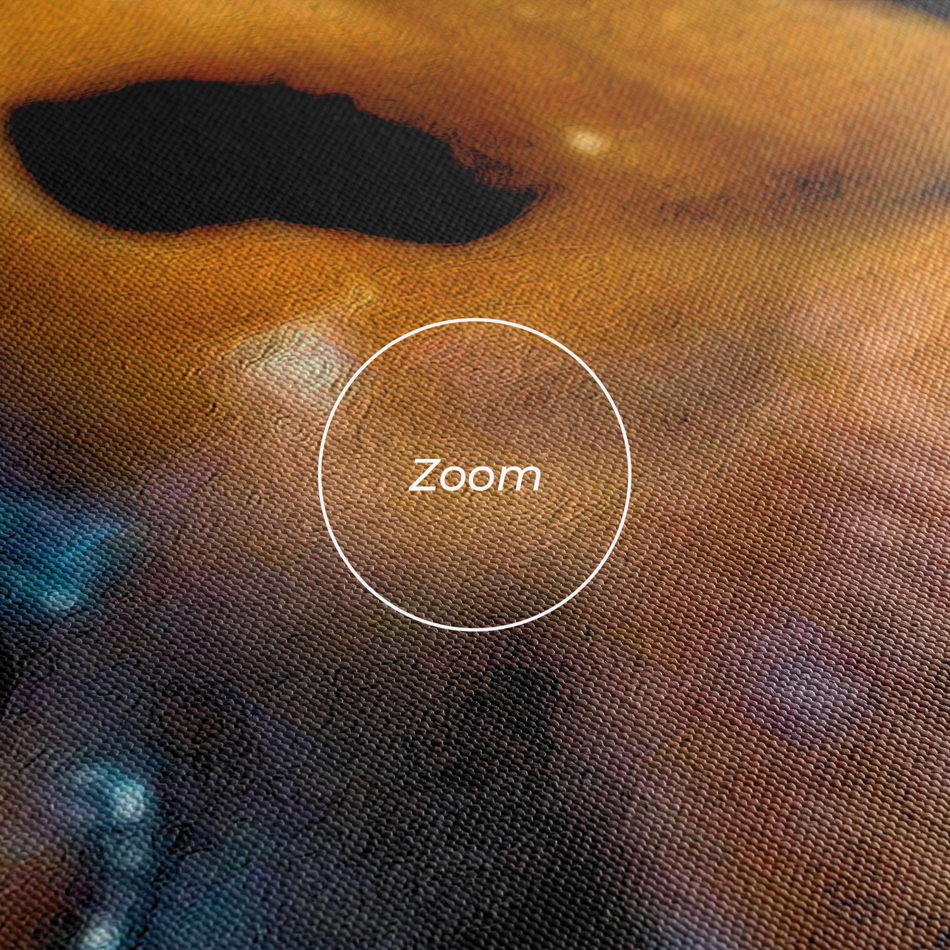 Картина на платно Blue Light Face mockup 3