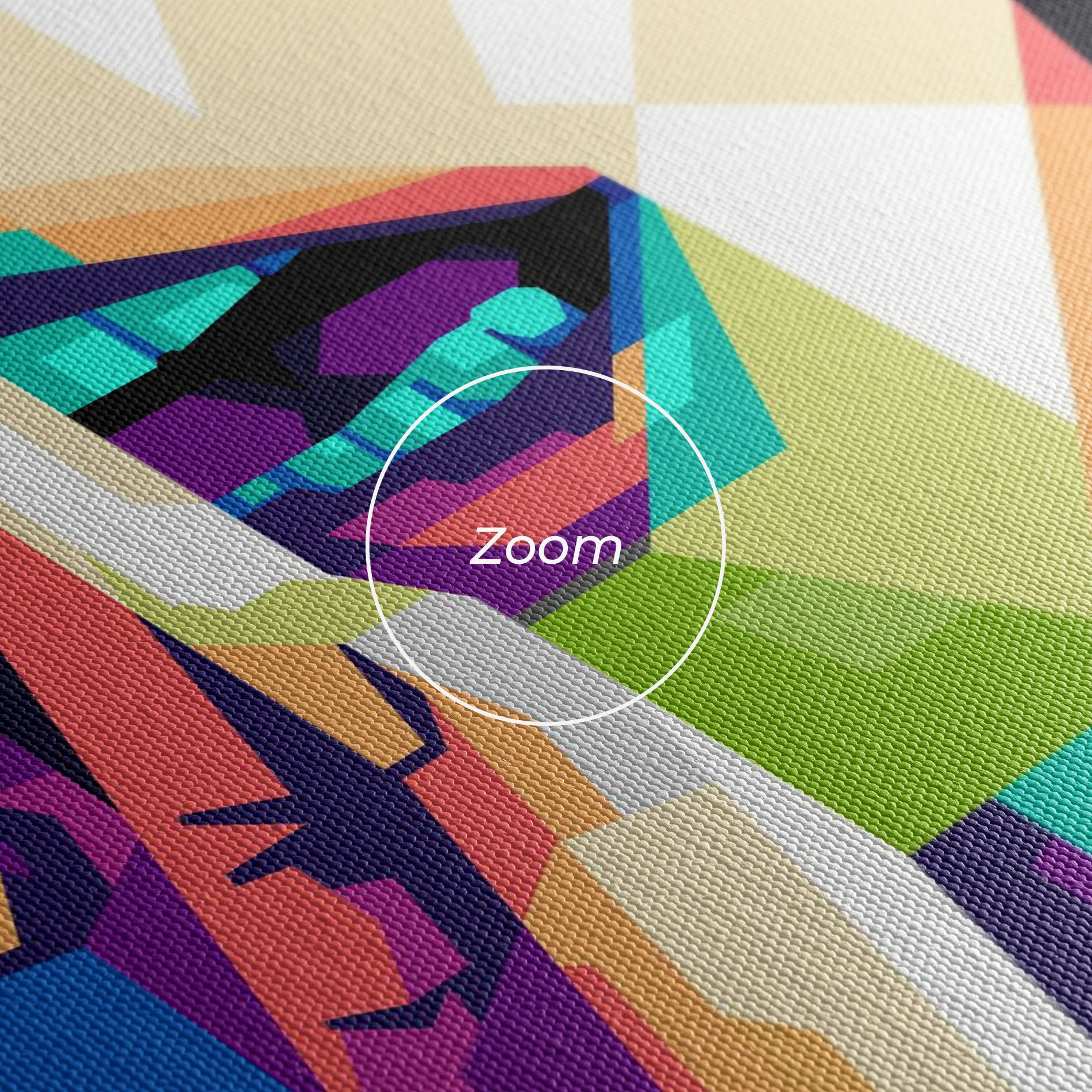 Polygonal Pretty Girl mockup 3