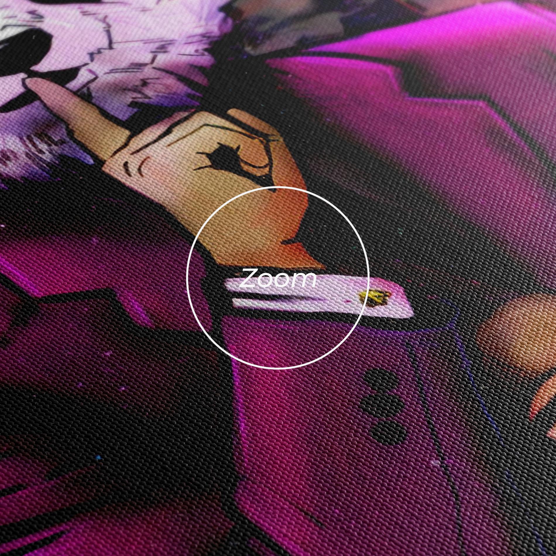 Картина на платно Silence Panda mockup 3