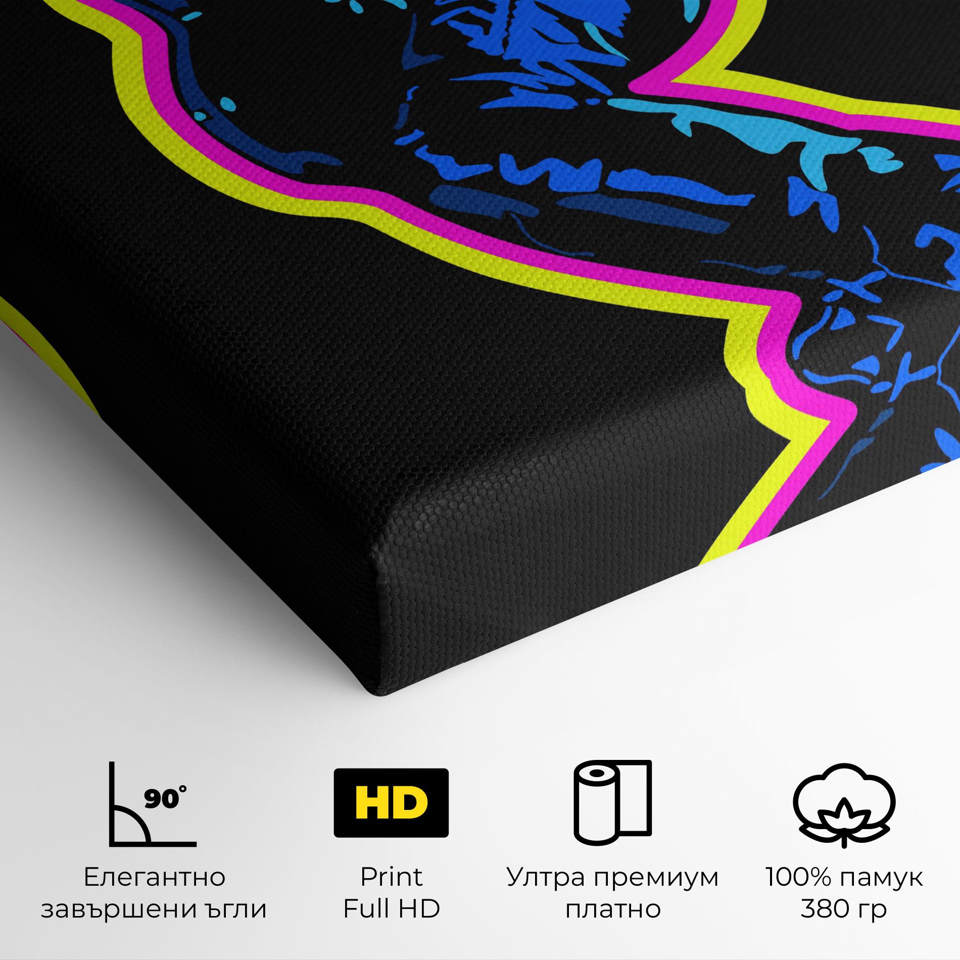 Картина на платно Guitarist Art mockup 4