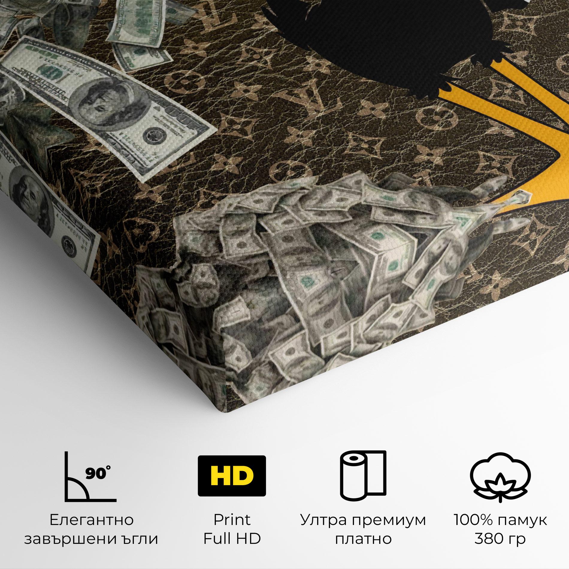 Картина на платно Supreme Daffy mockup 4