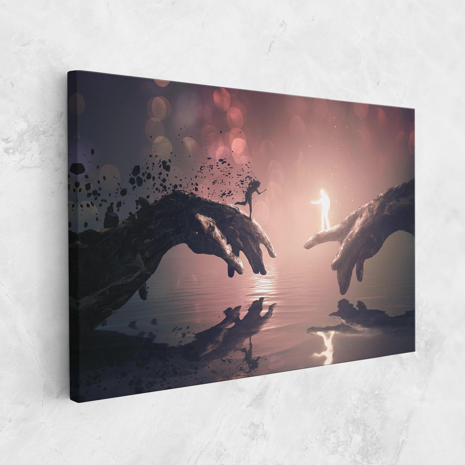 Картина на платно Life Story mockup 1