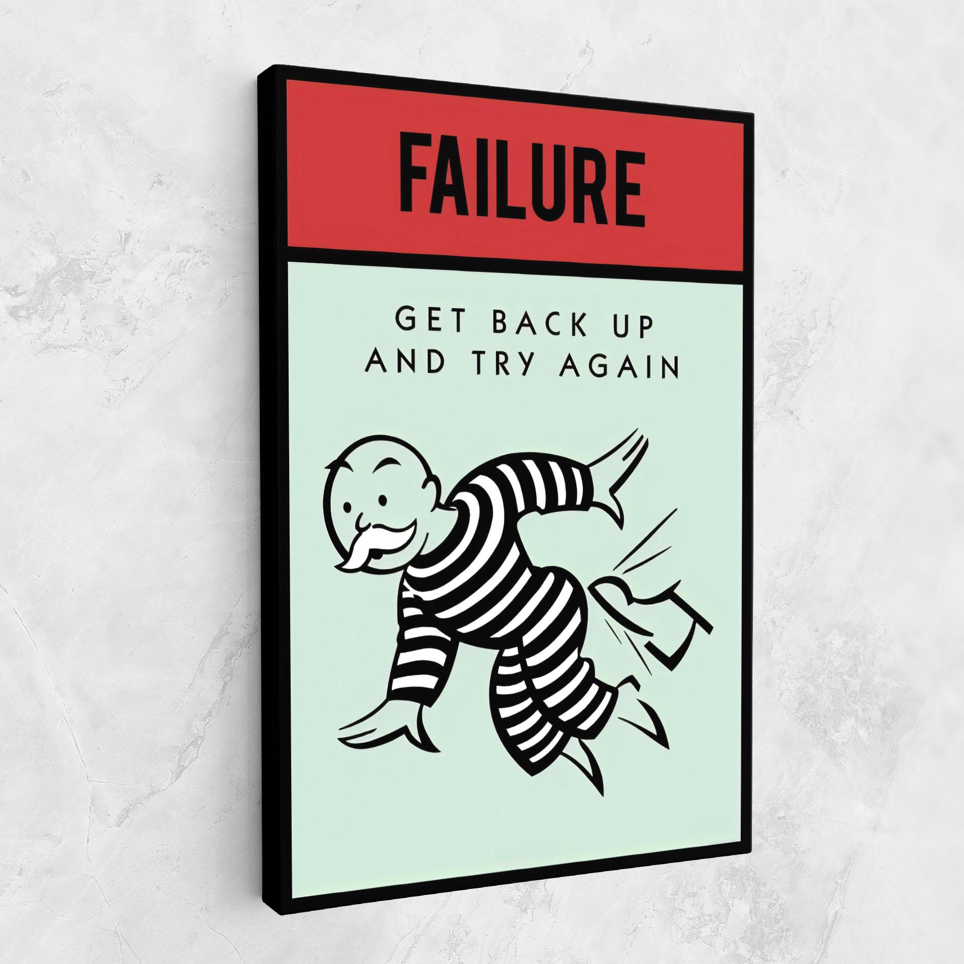 Картина на платно FAILURE mockup 1