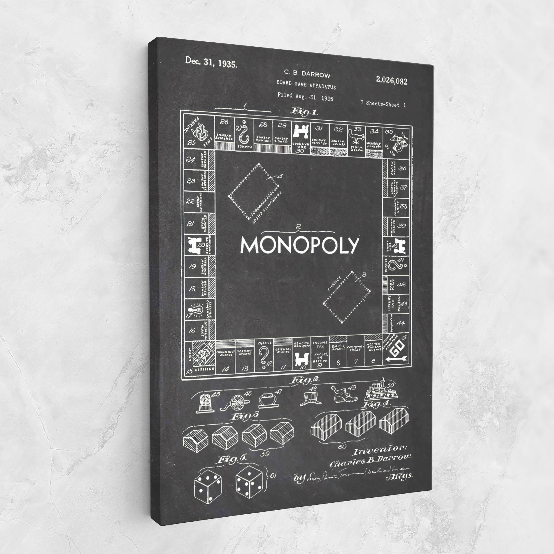Картина на платно Monopoly Board mockup 1