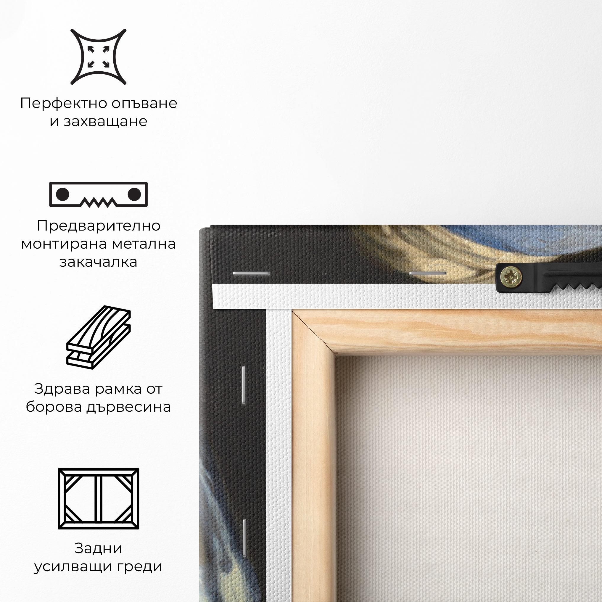 Картина на платно Girl With A Pearl mockup 5