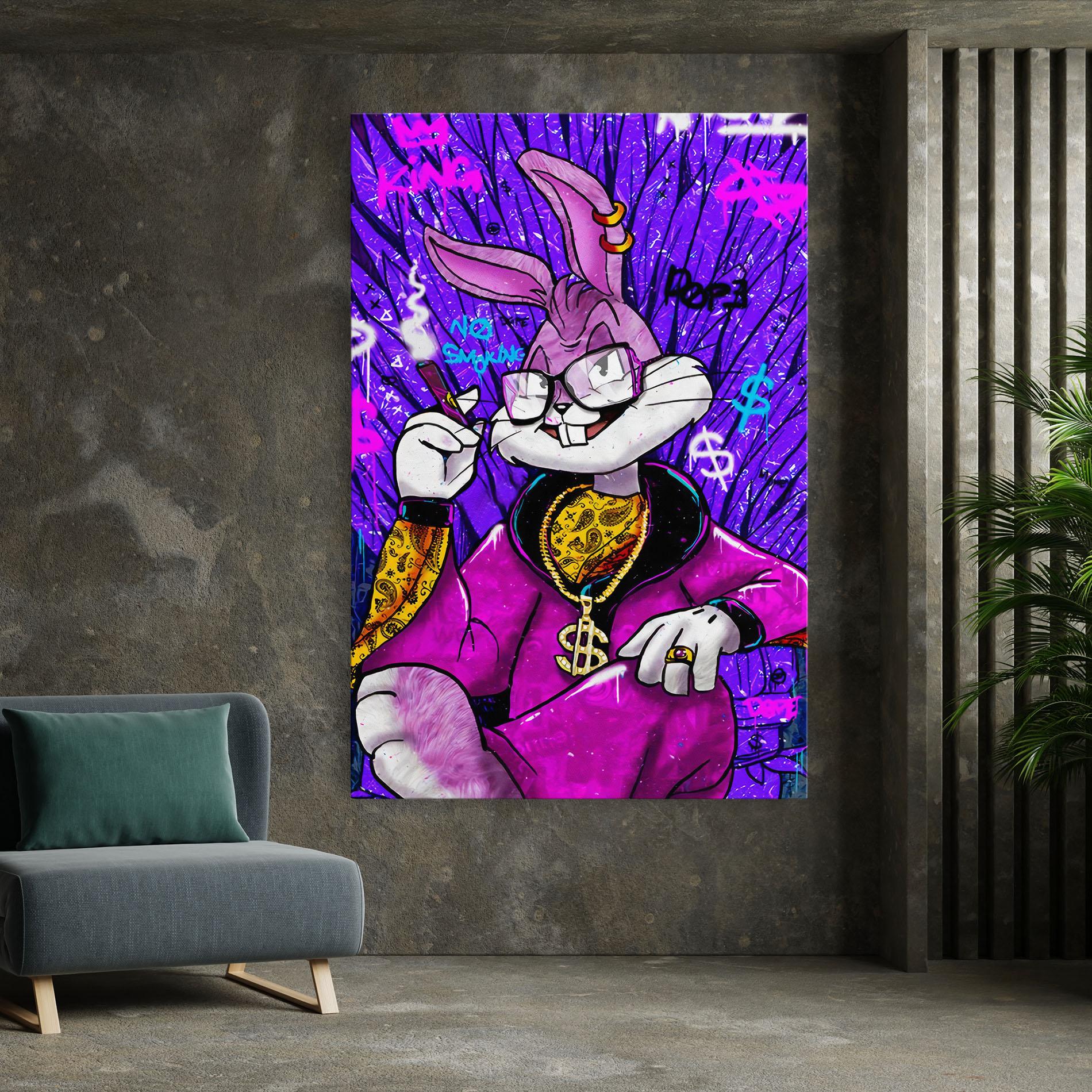 Картина на платно Boss Buny mockup 7