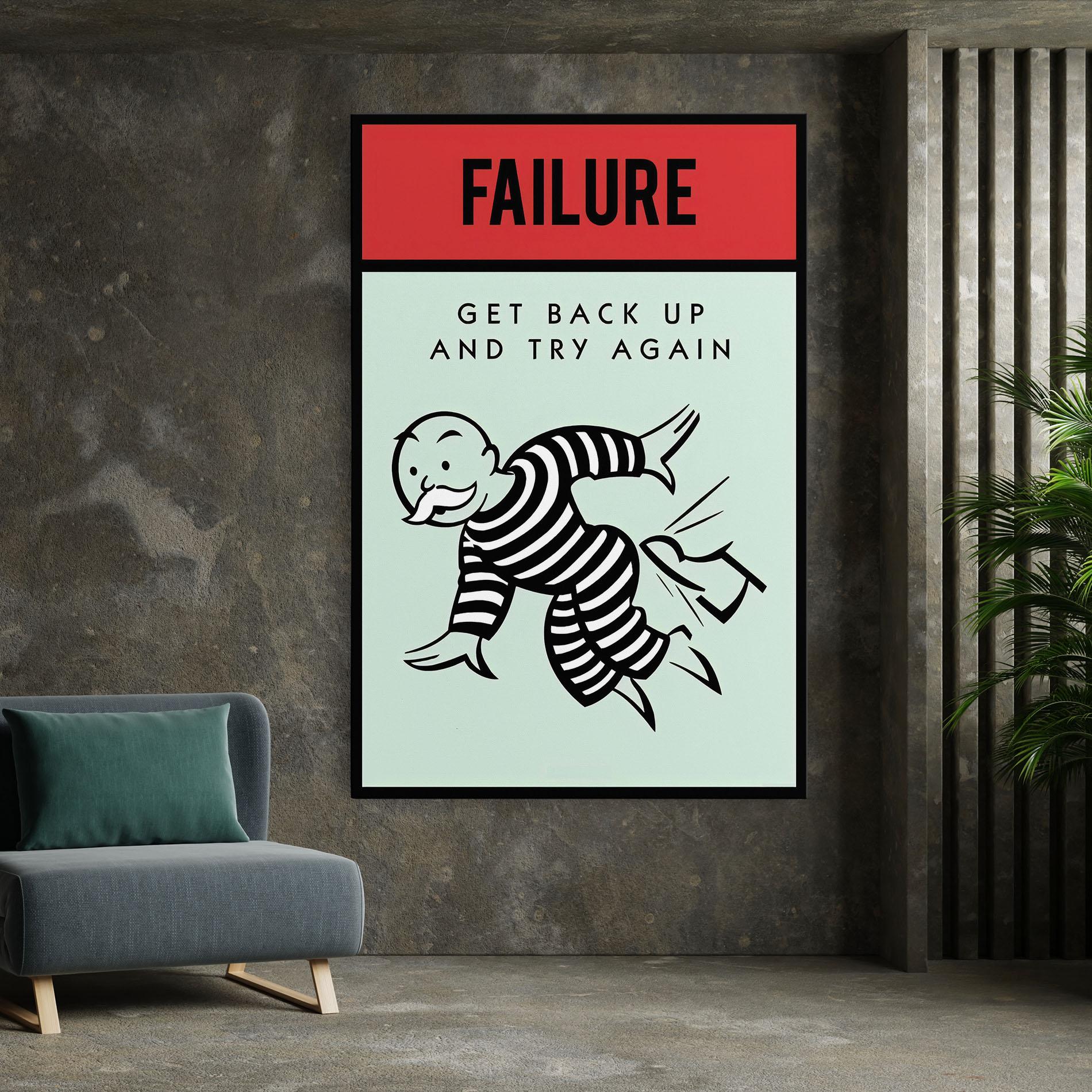 Картина на платно FAILURE mockup 7