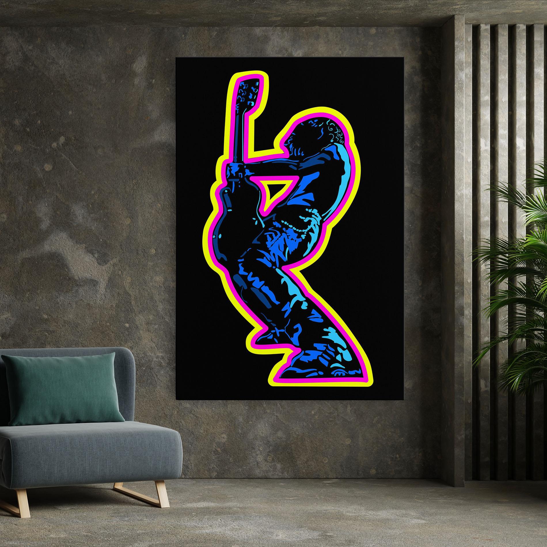 Картина на платно Guitarist Art mockup 7