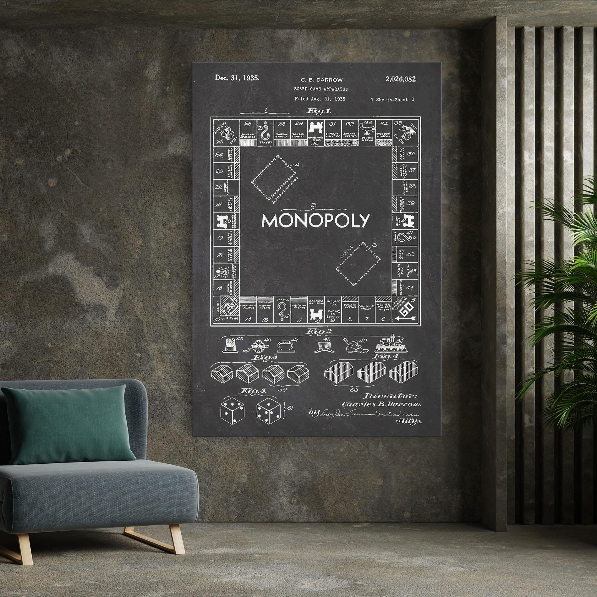 Картина на платно Monopoly Board mockup 7