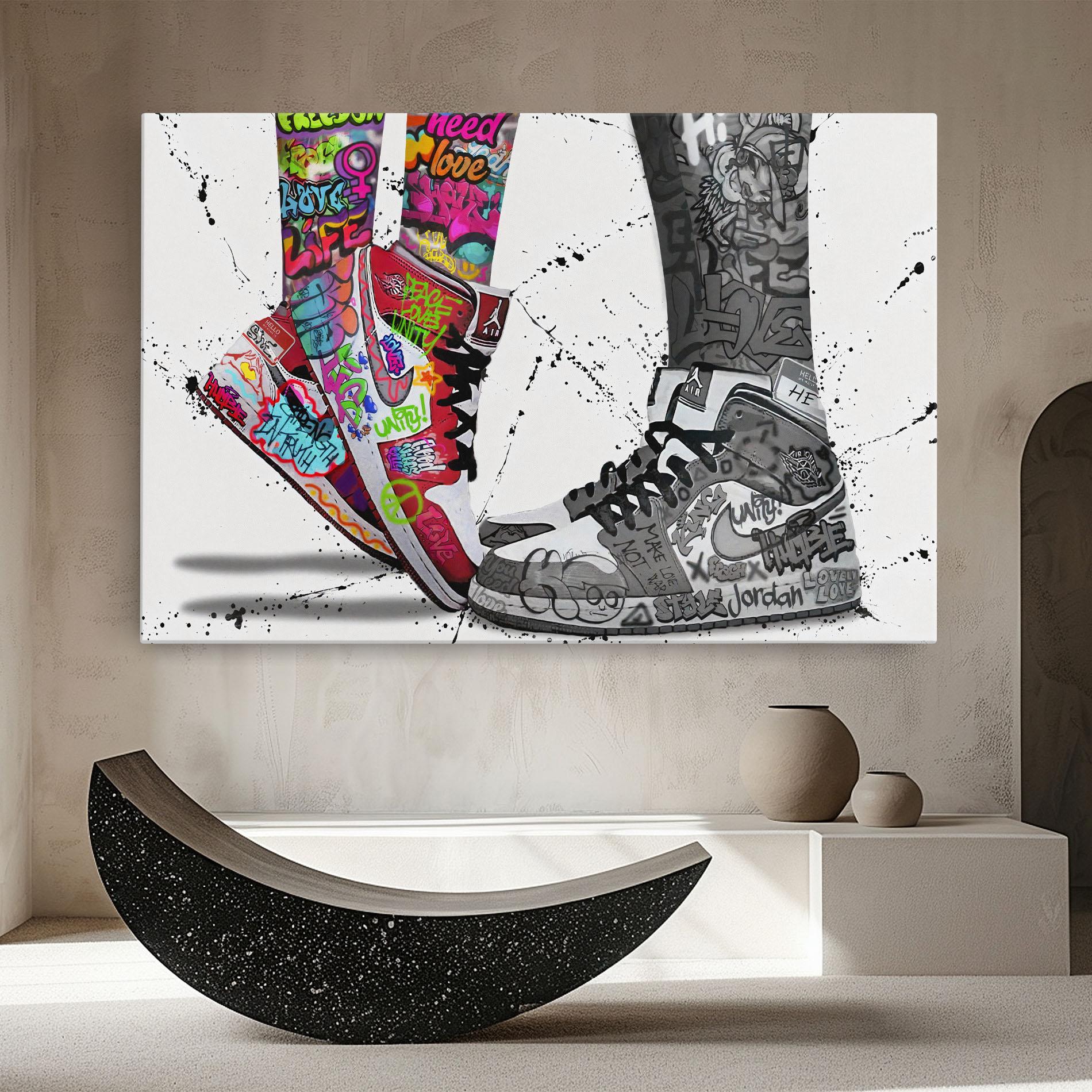 Картина на платно Love On My Toes mockup 8