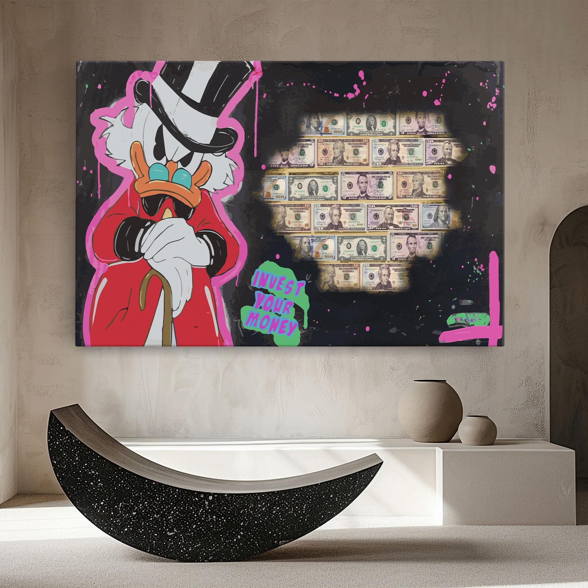 Картина на платно Money Advice mockup 8