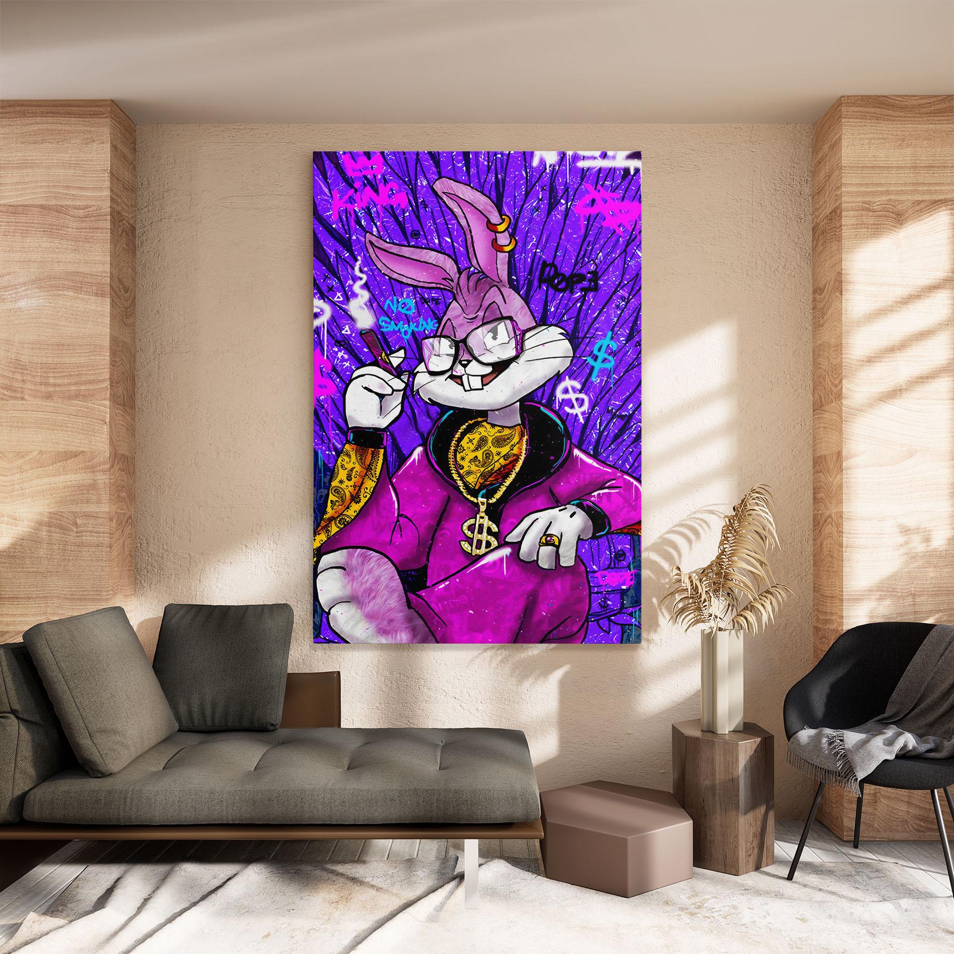 Картина на платно Boss Buny mockup 8