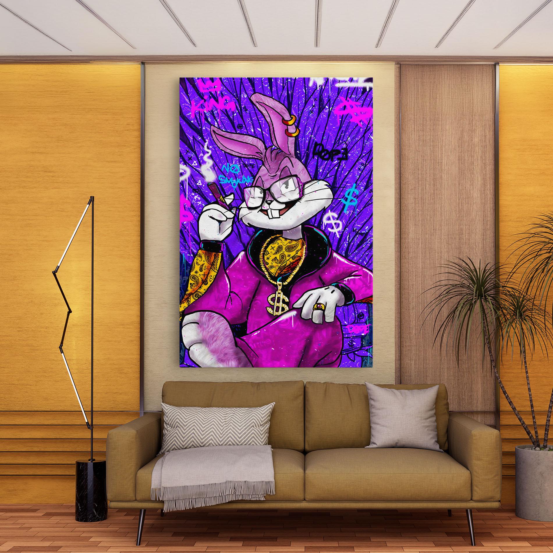 Картина на платно Boss Buny mockup 9