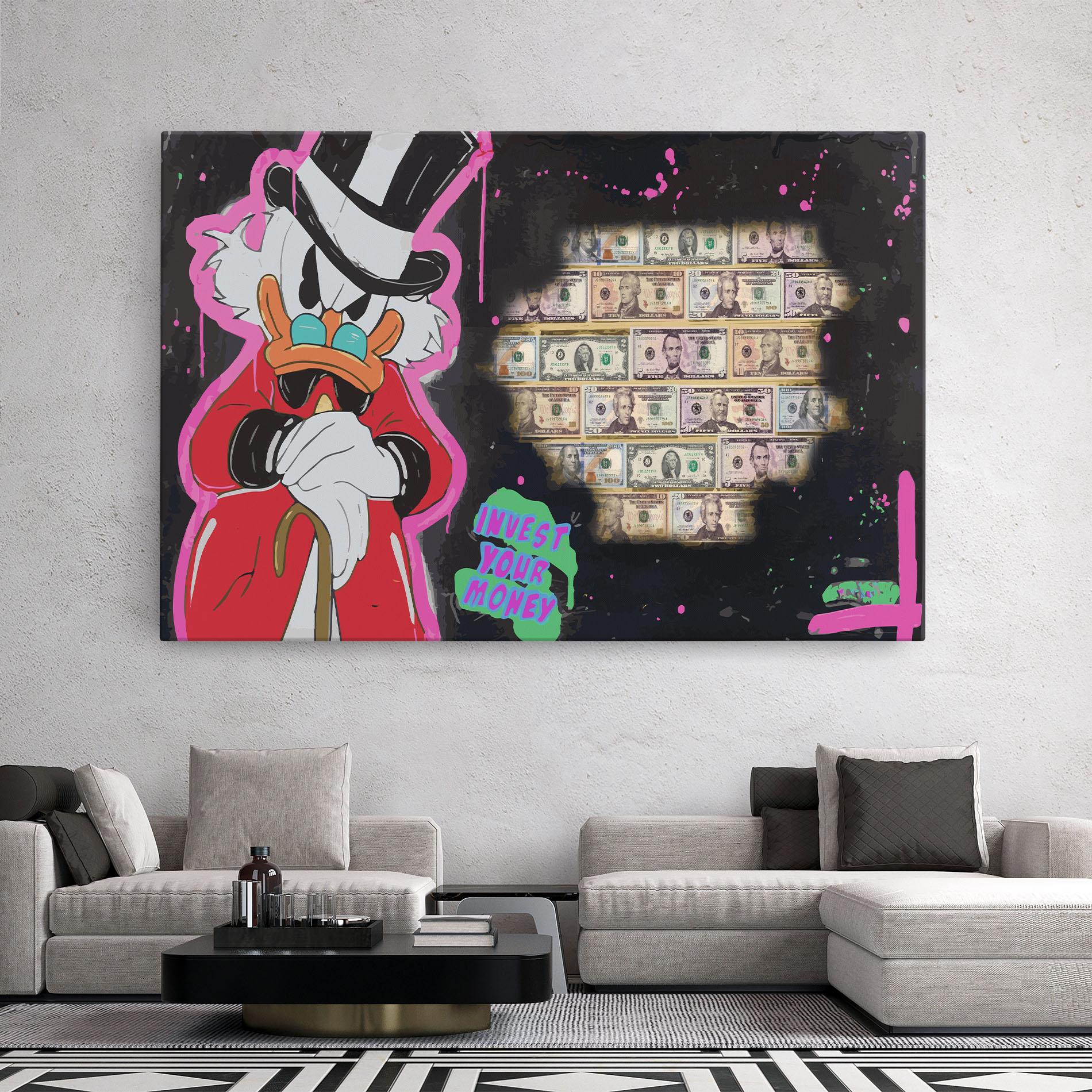 Картина на платно Money Advice mockup 2