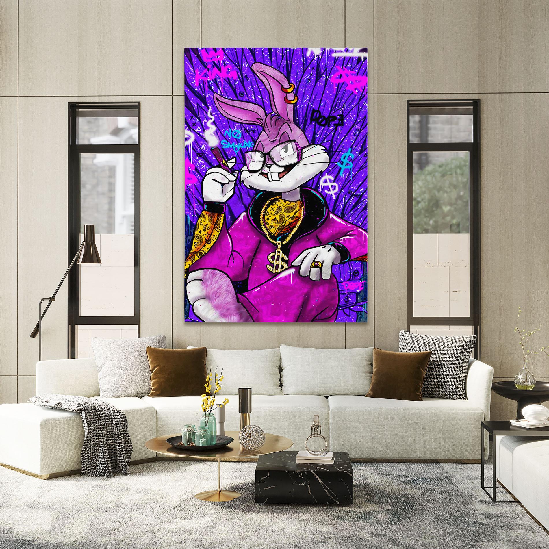 Картина на платно Boss Buny mockup 2