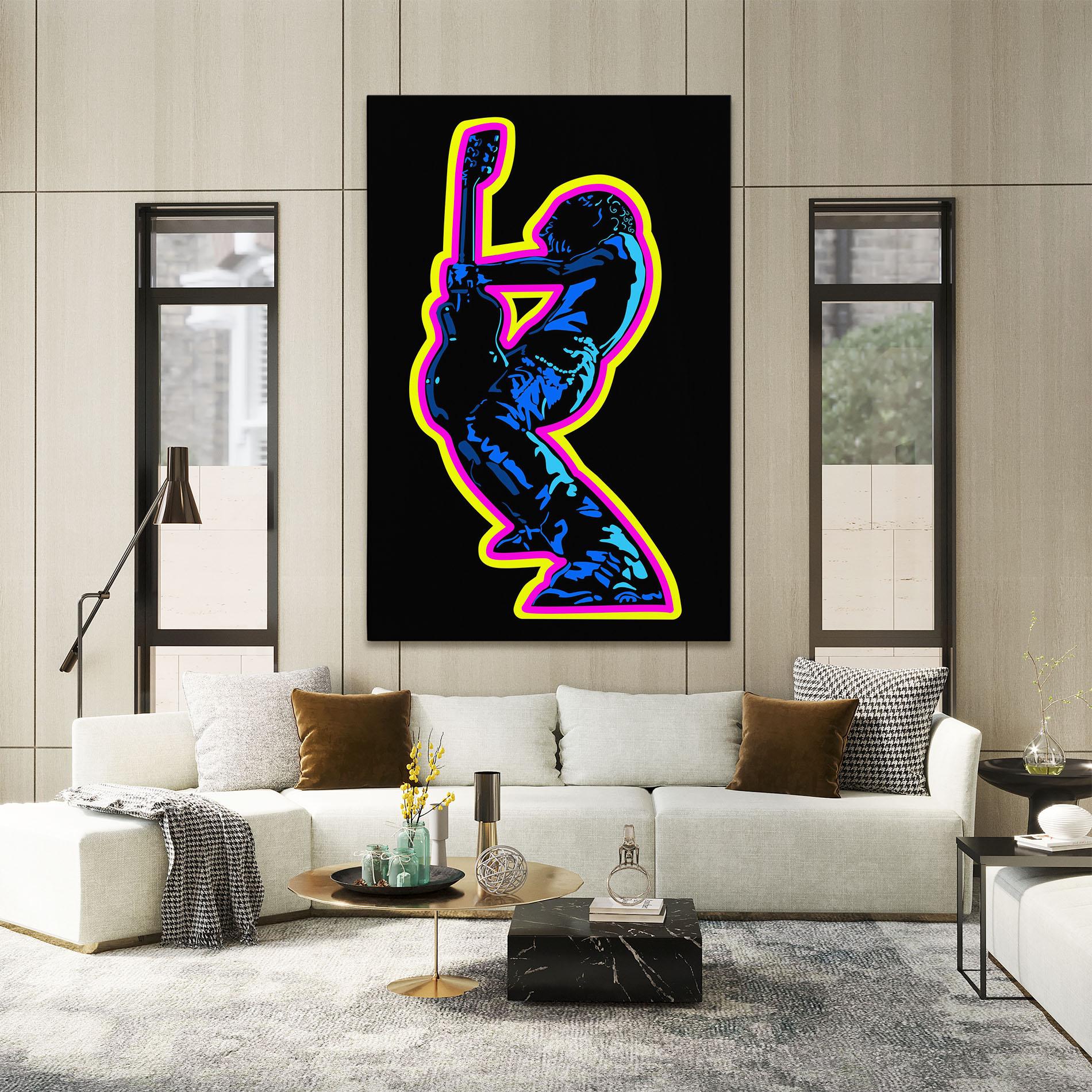 Картина на платно Guitarist Art mockup 2