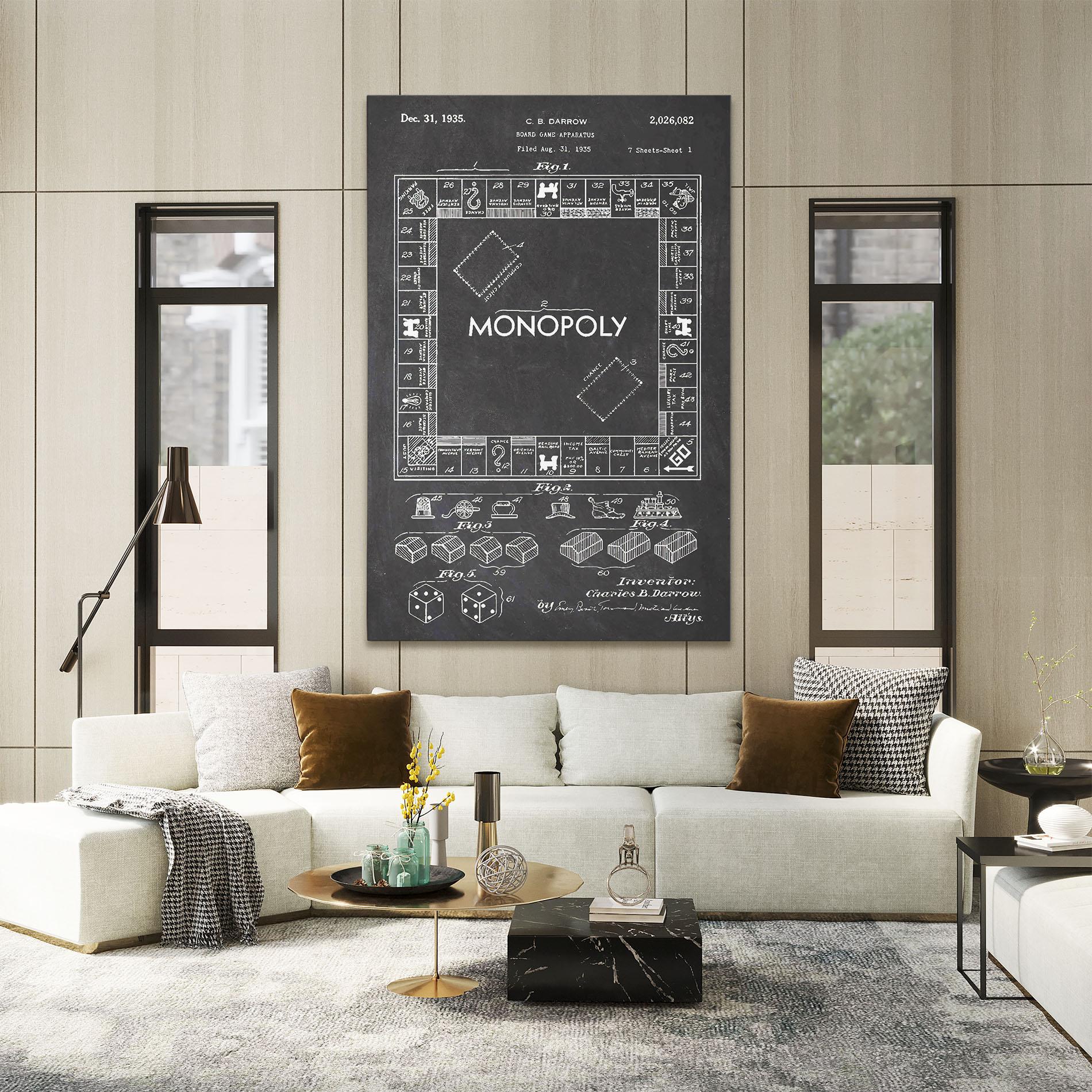 Картина на платно Monopoly Board mockup 2