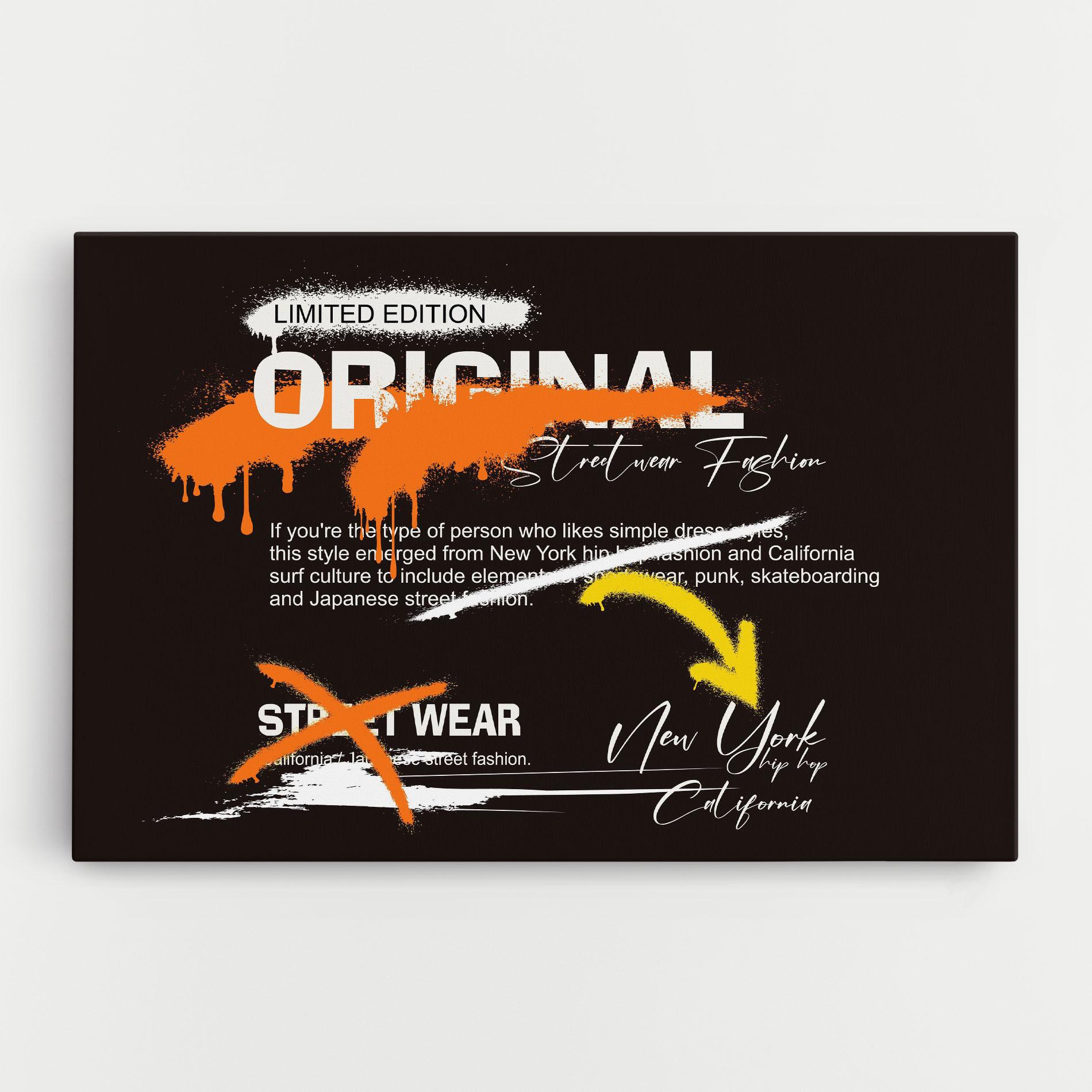 Картина на платно Original Style Graffiti mockup 0
