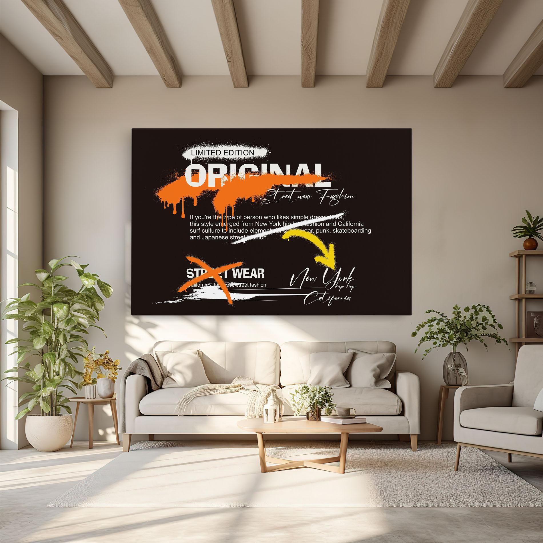Картина на платно Original Style Graffiti mockup 6