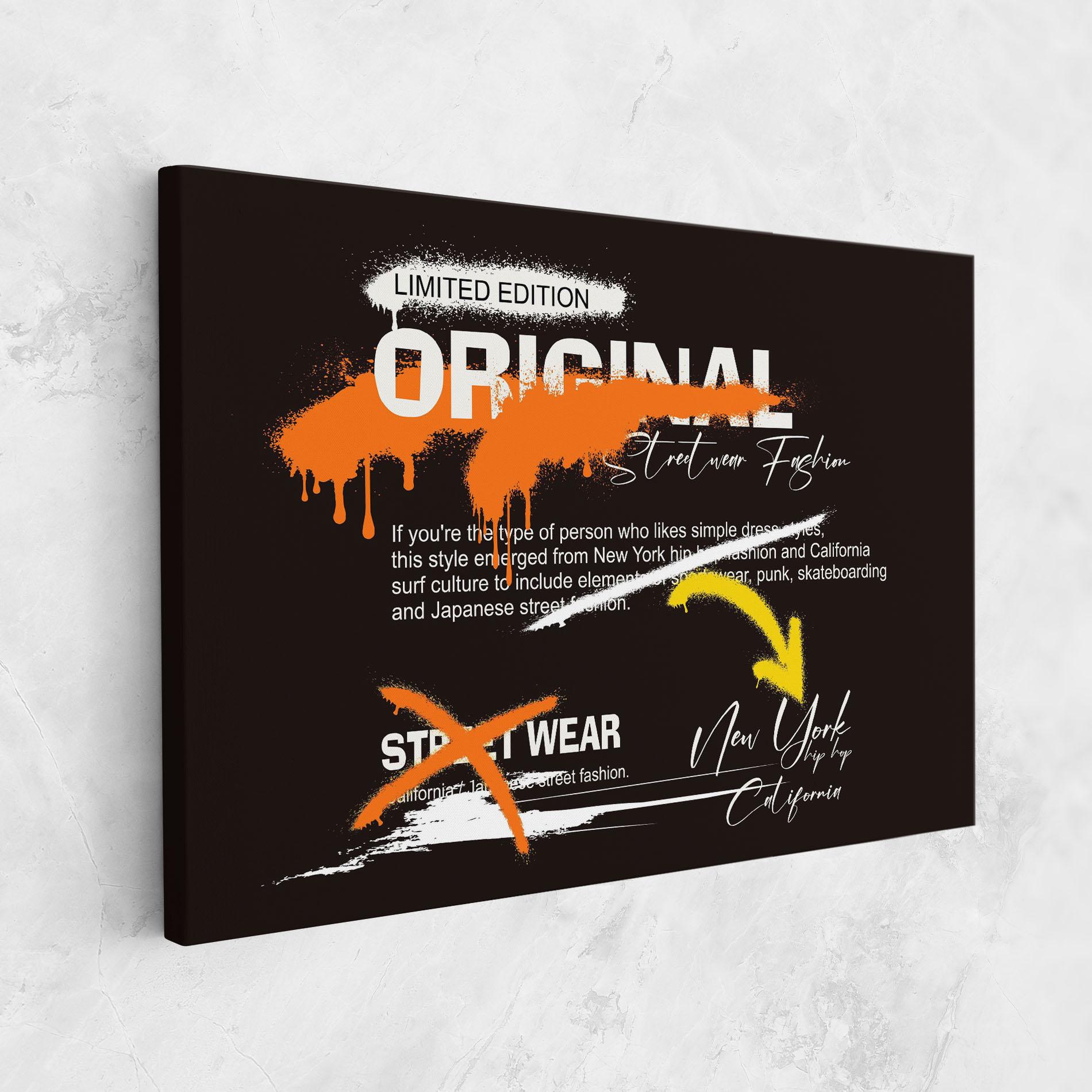 Картина на платно Original Style Graffiti mockup 1