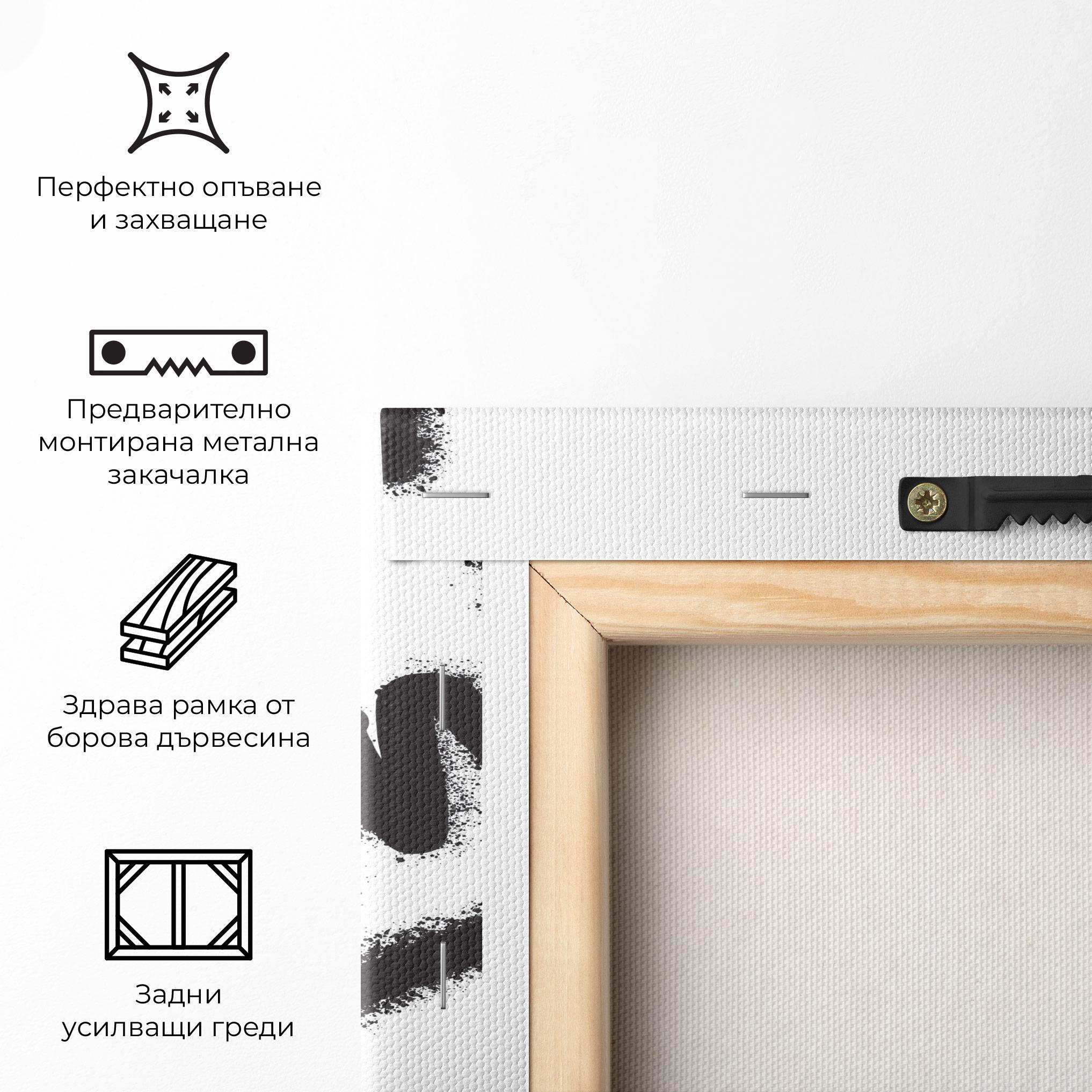 Картина на платно No Comment mockup 5