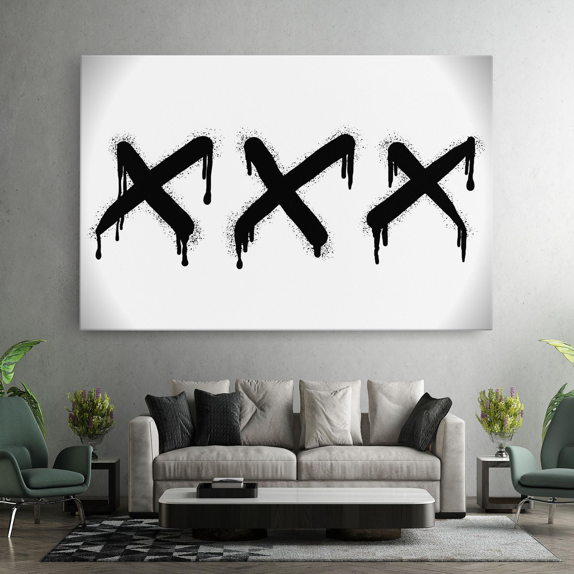 Картина на платно Grafiti X Spray mockup 7