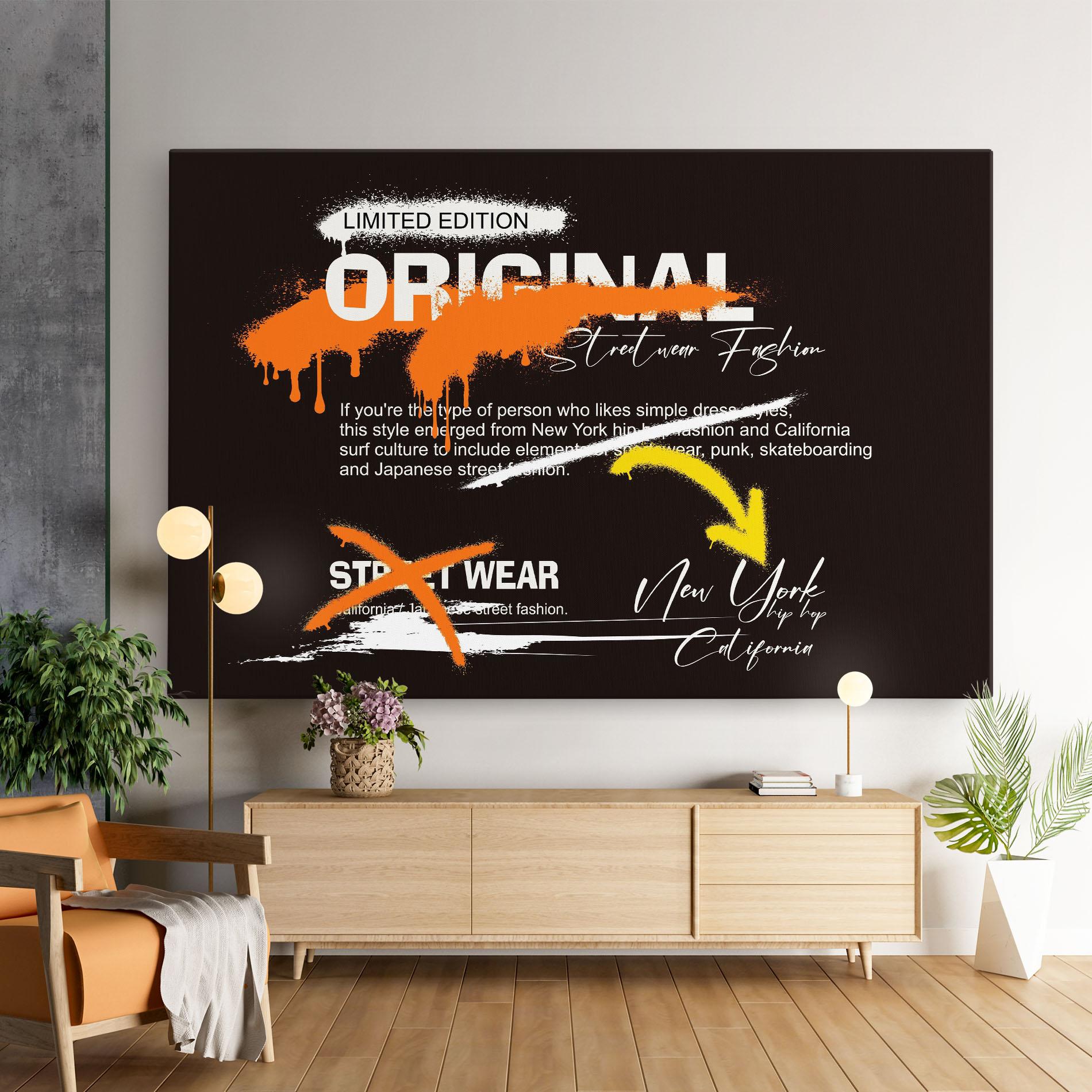 Картина на платно Original Style Graffiti mockup 9