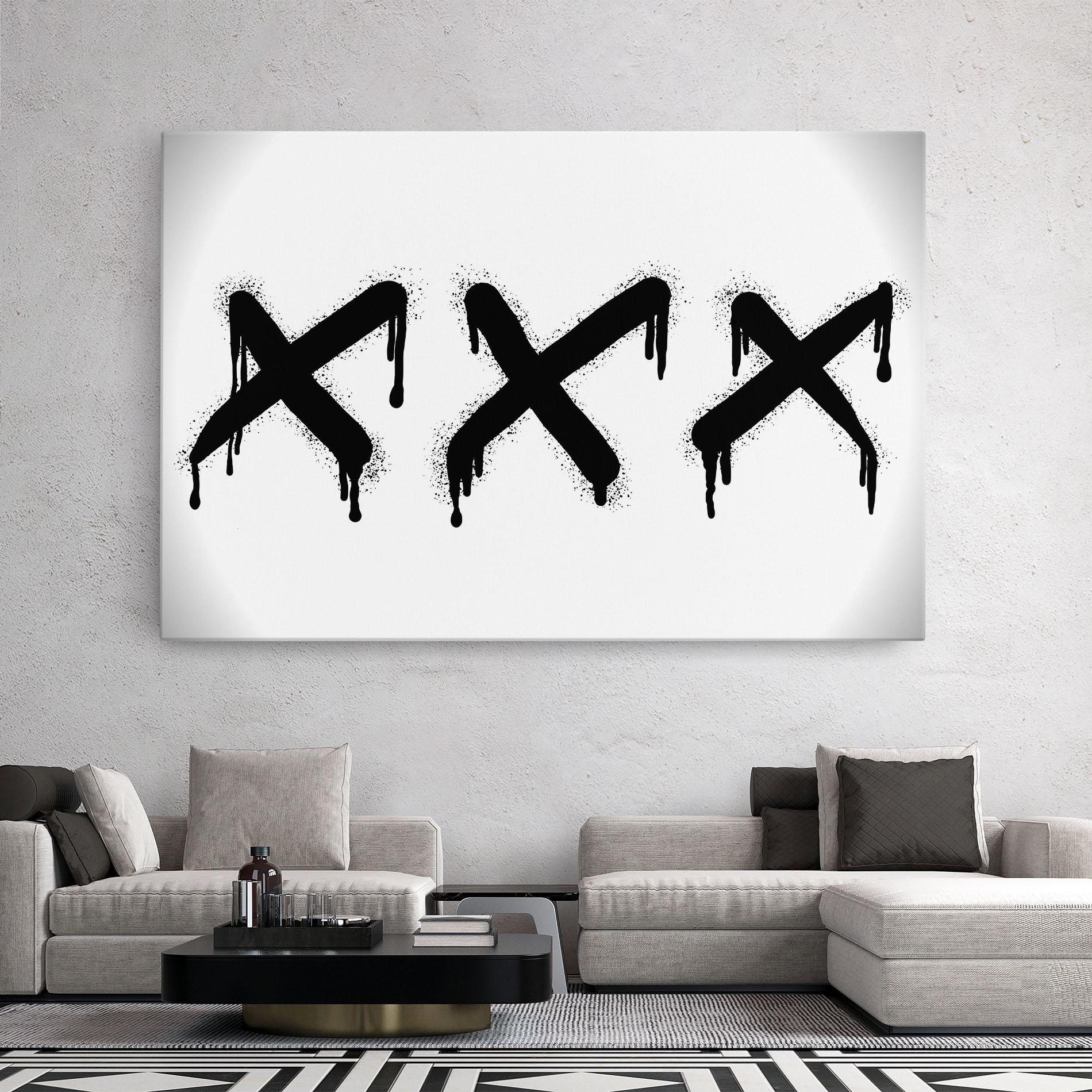 Картина на платно Grafiti X Spray mockup 2