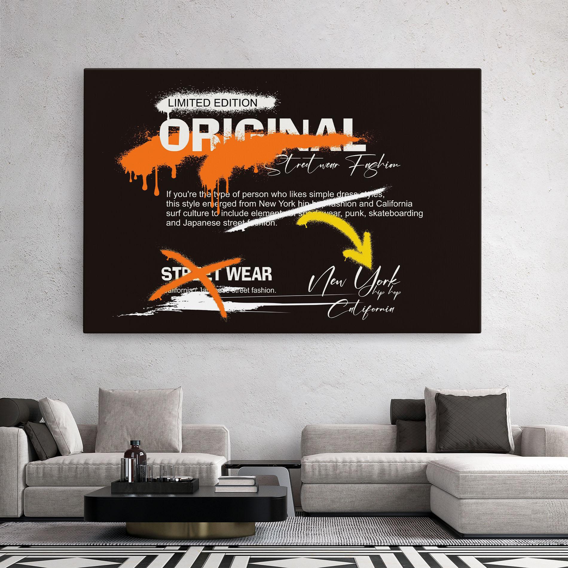 Картина на платно Original Style Graffiti mockup 2