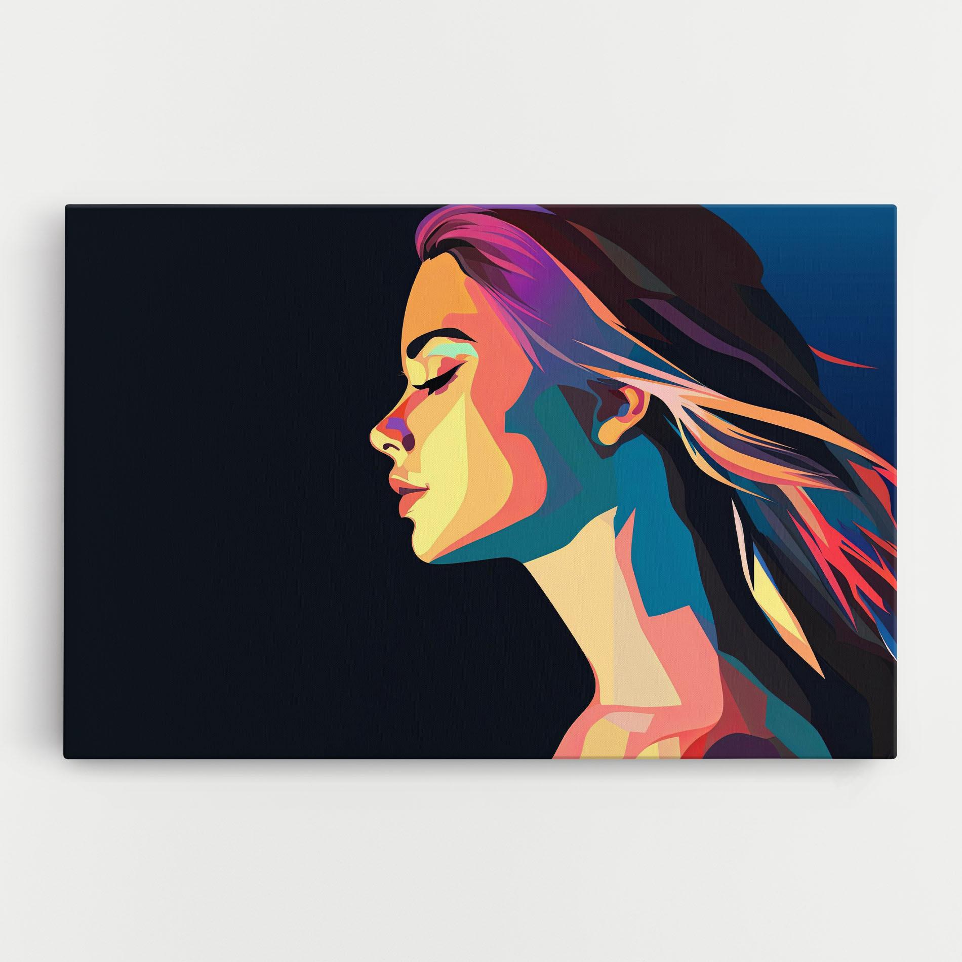 Картина на платно Worm Pop Light mockup 0