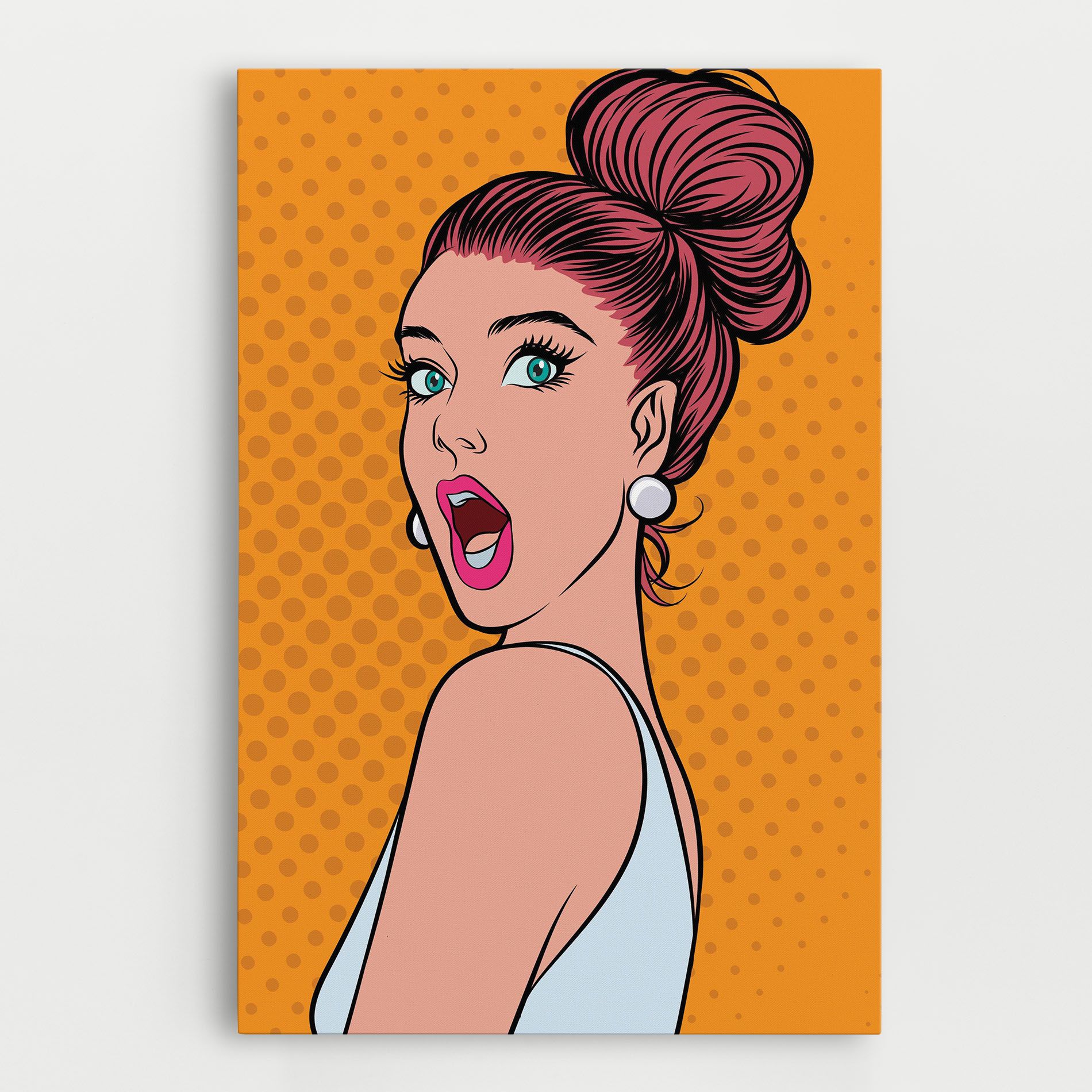 Pop Comic Lady mockup 0