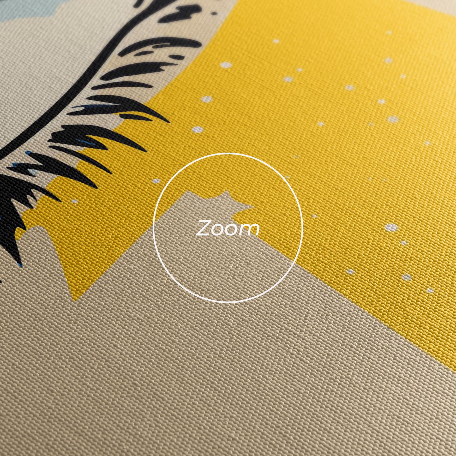 Картина на платно Blue Pop Eye mockup 3