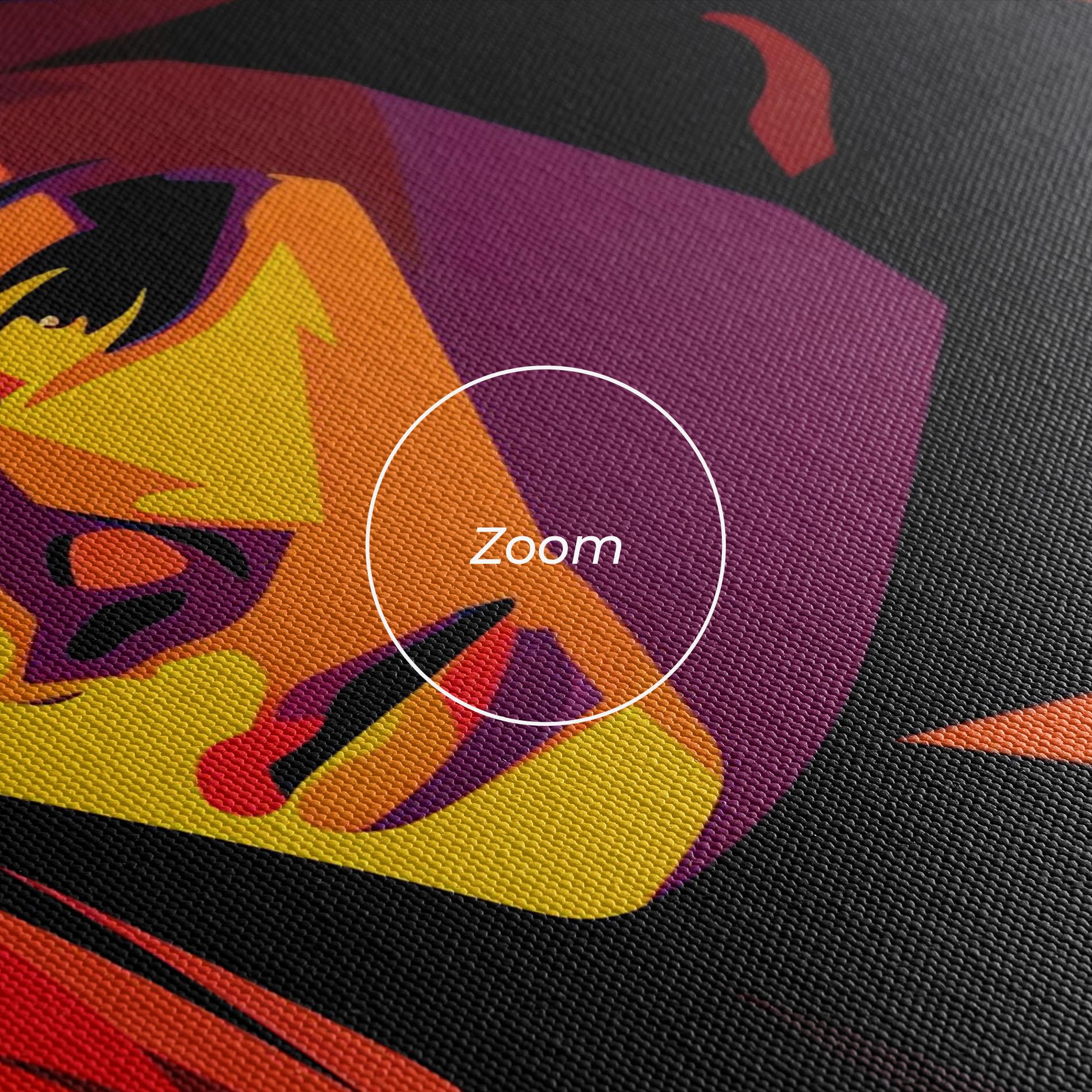 Картина на платно Orange Pop Light mockup 3