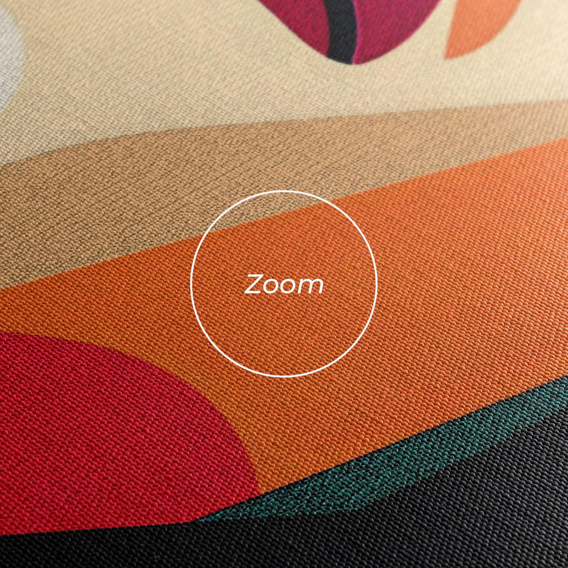 Картина на платно Pop Art Lips mockup 3