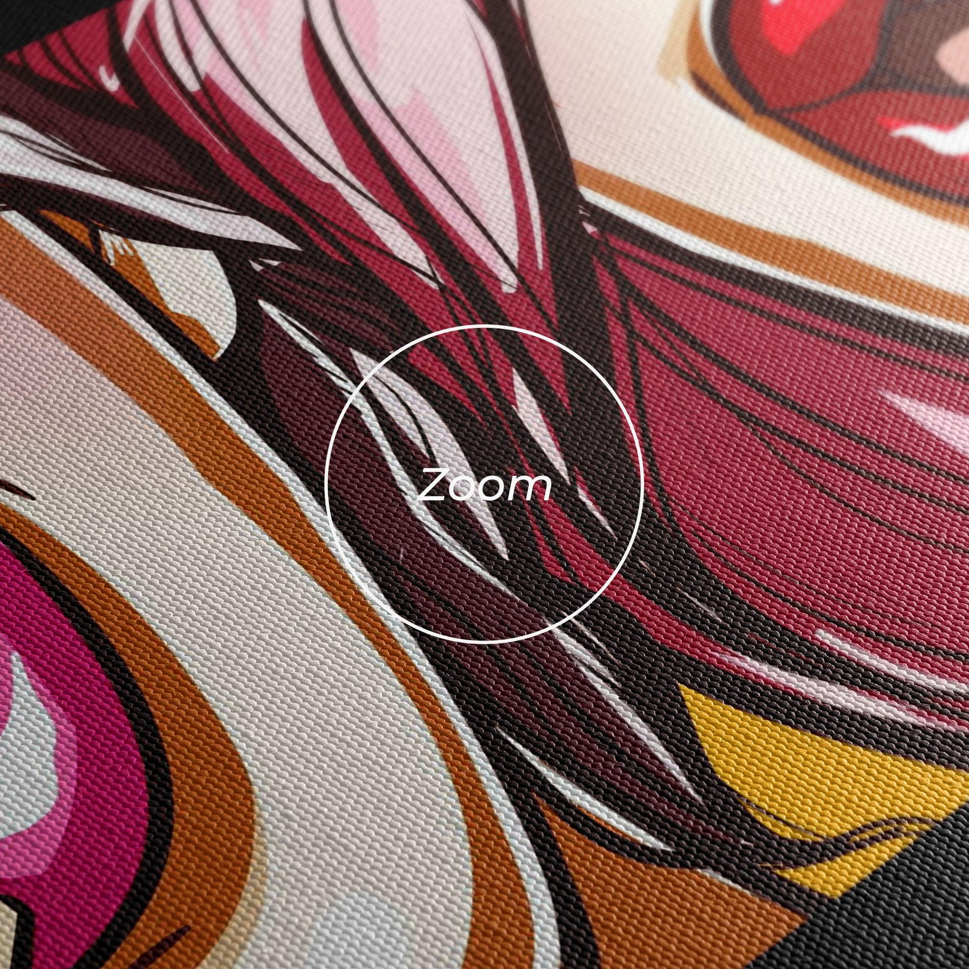 Картина на платно Pop Art Sushi mockup 3