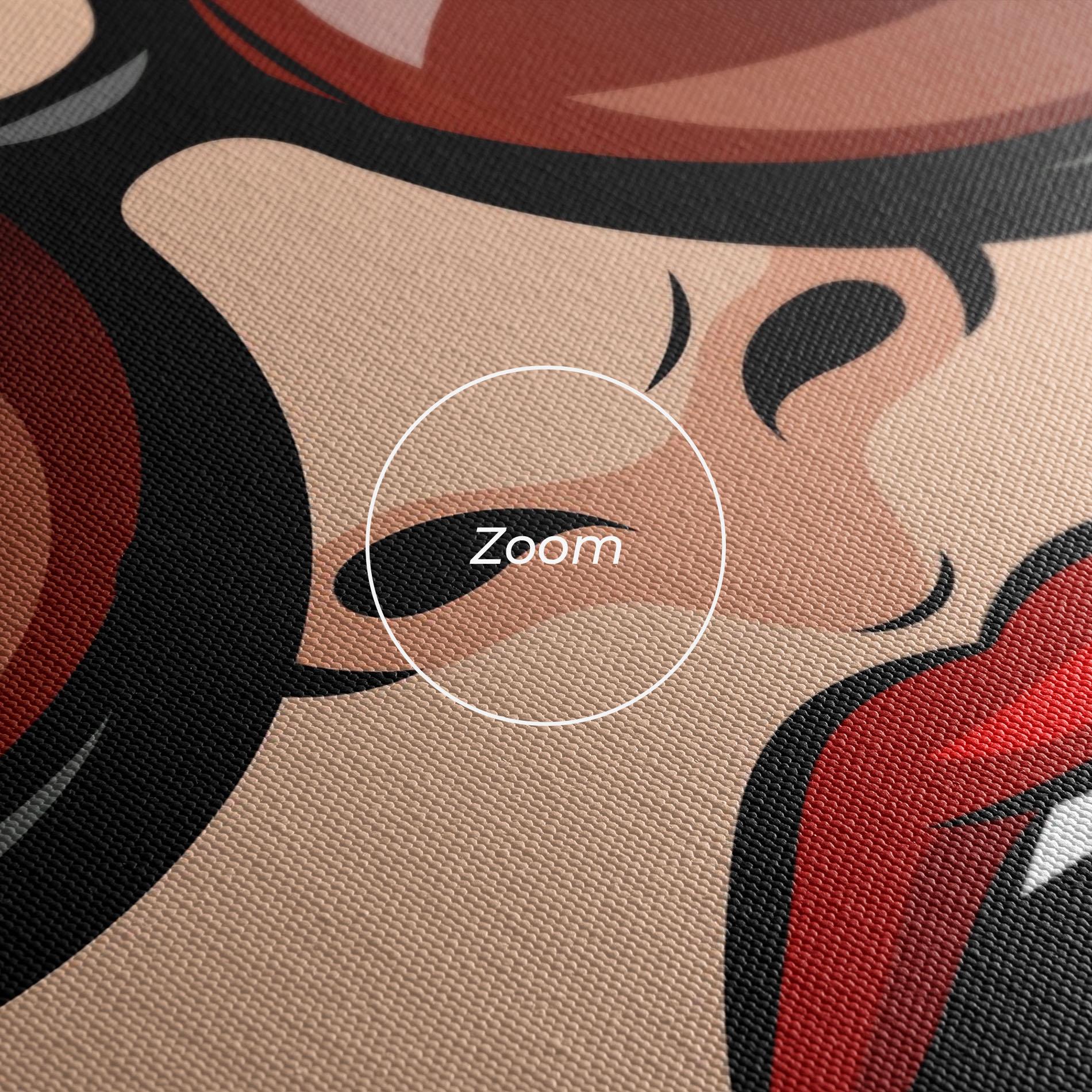 Картина на платно Pop Glasses Woman mockup 3